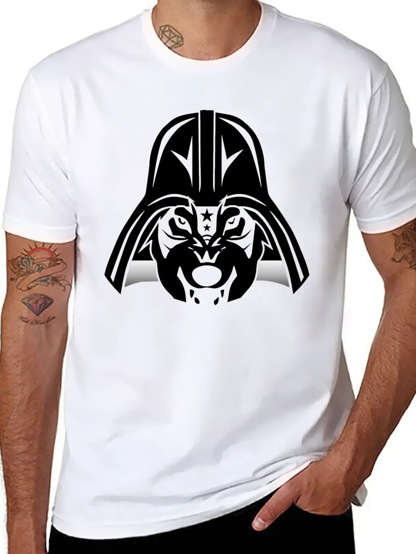Wolf Breathable Soft Cotton T-Shirt – Timeless Casual Look