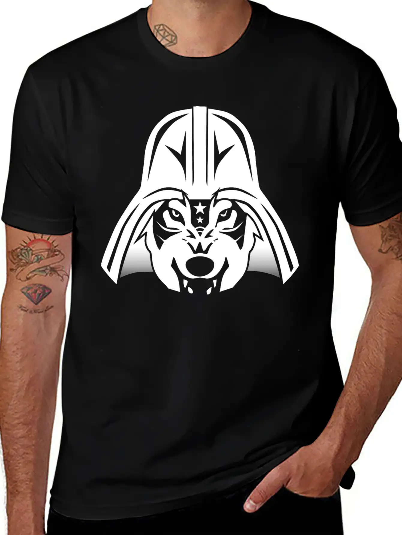 Wolf Breathable Soft Cotton T-Shirt – Timeless Casual Look