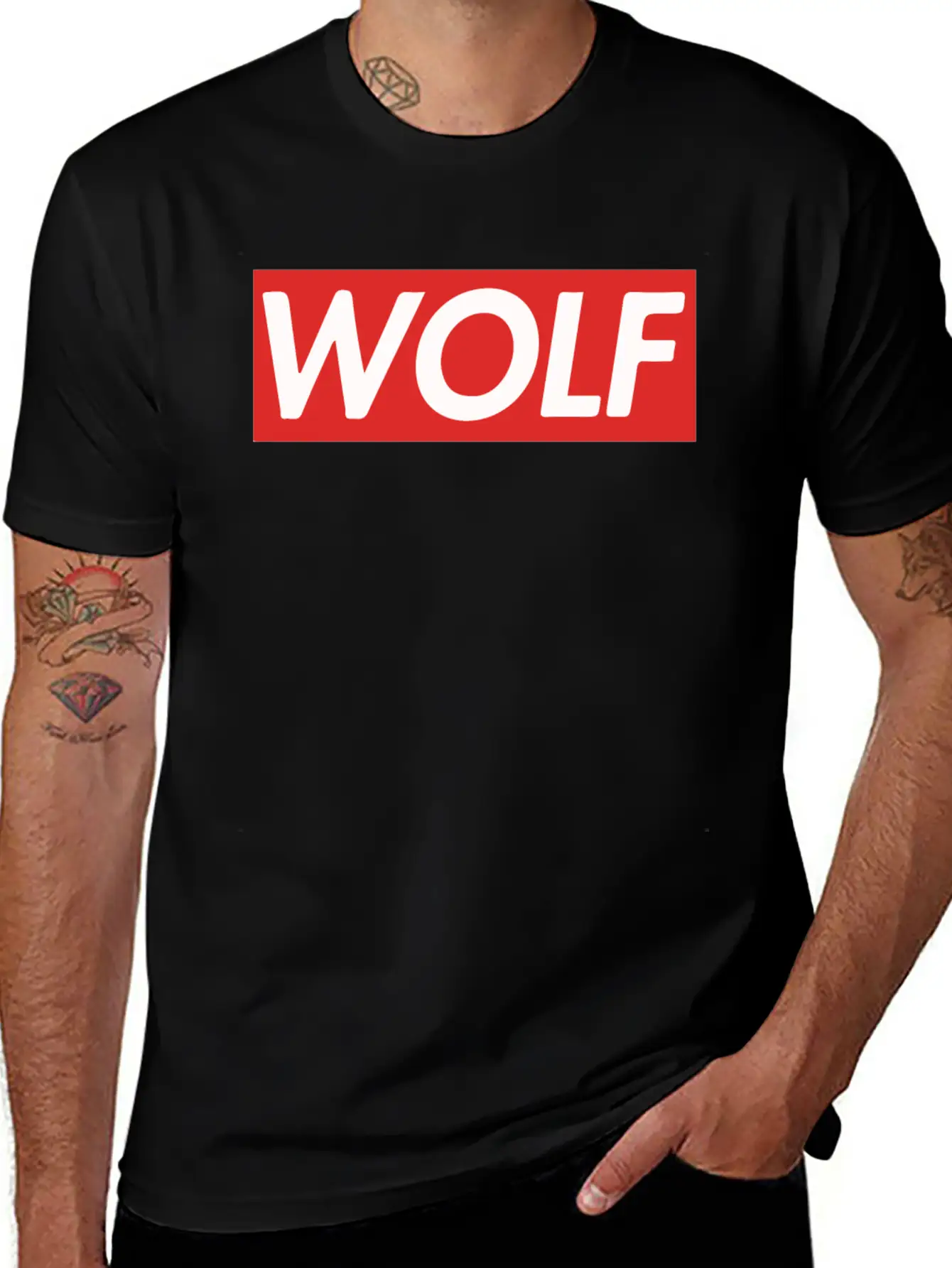 Wolf Classic Cotton Tee – Unisex Comfort For Any Season