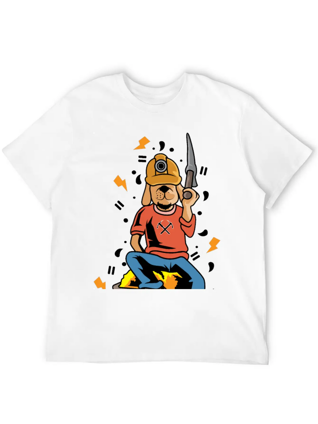 Wolf Gold Miner Mineworker Gift Timeless Short Sleeve Tee – Comfy And Minimalist Design