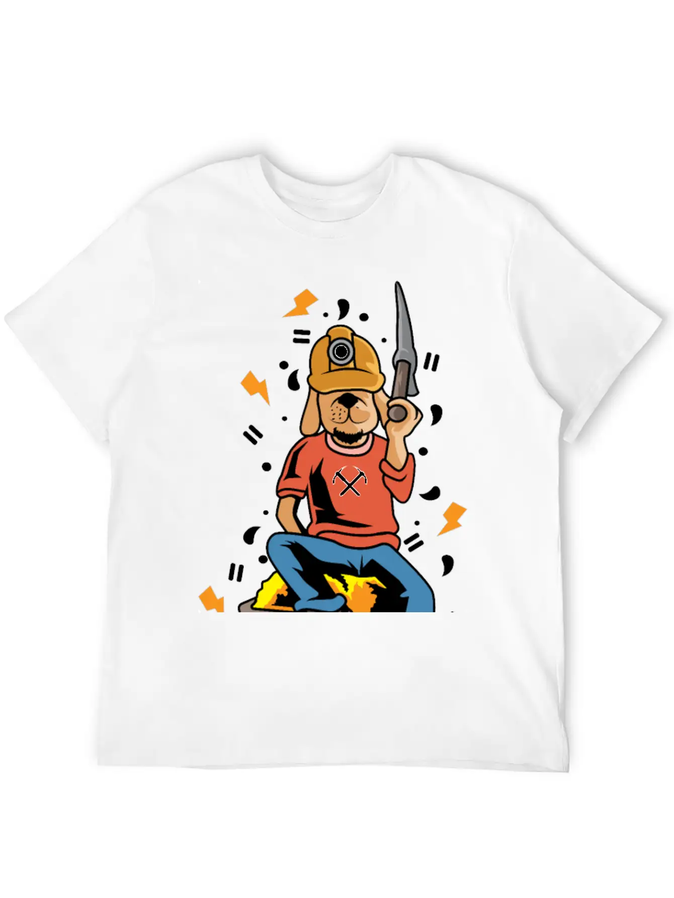 Wolf Gold Miner Mineworker Gift Timeless Short Sleeve Tee – Comfy And Minimalist Design