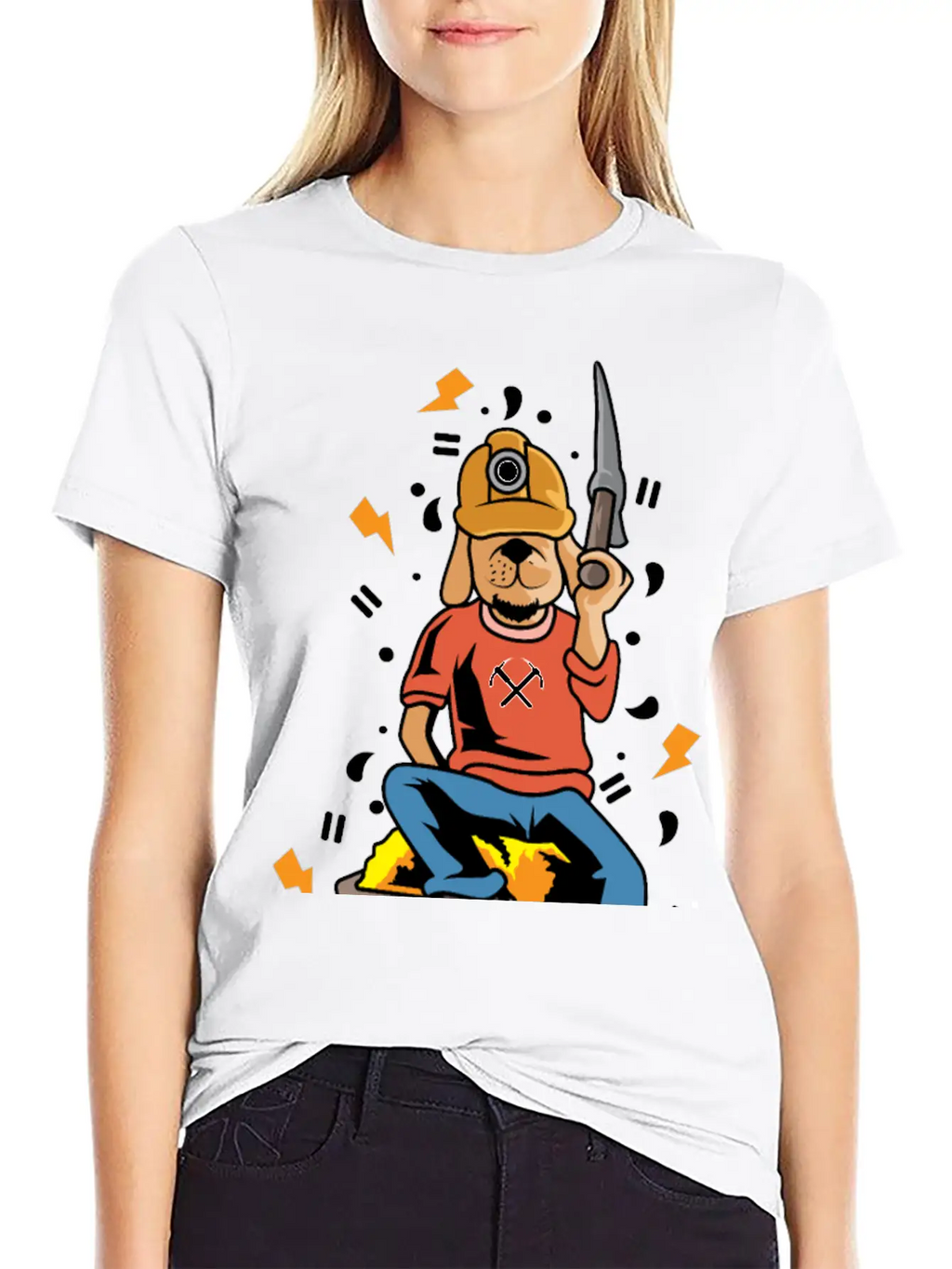 Wolf Gold Miner Mineworker Gift Timeless Short Sleeve Tee – Comfy And Minimalist Design