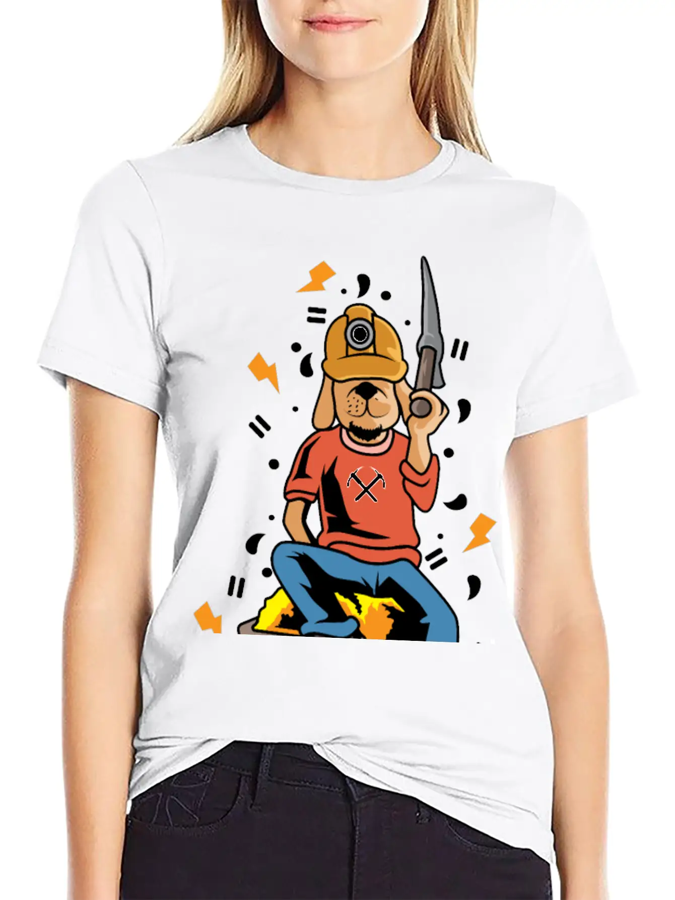 Wolf Gold Miner Mineworker Gift Timeless Short Sleeve Tee – Comfy And Minimalist Design