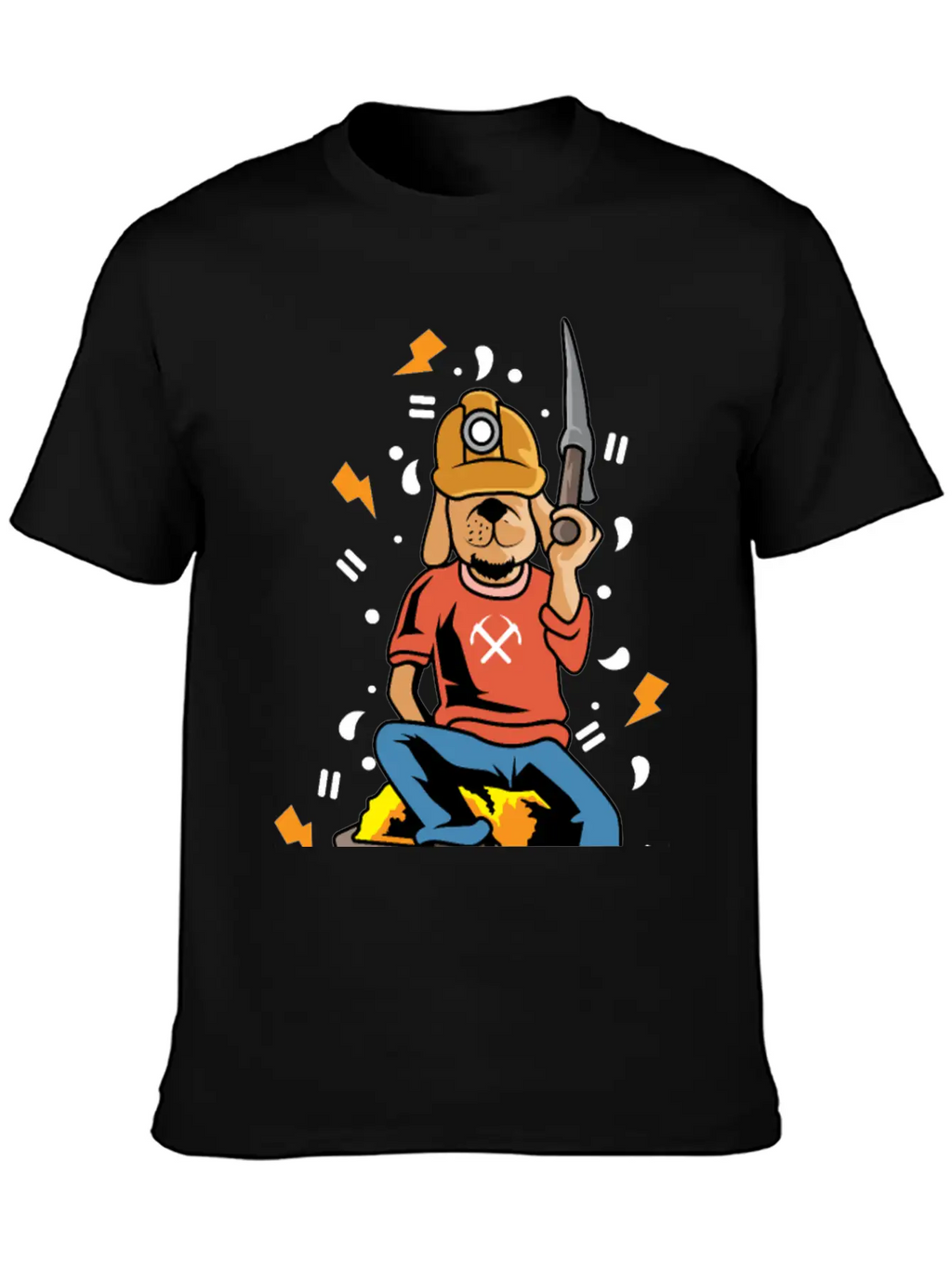Wolf Gold Miner Mineworker Gift Timeless Short Sleeve Tee – Comfy And Minimalist Design