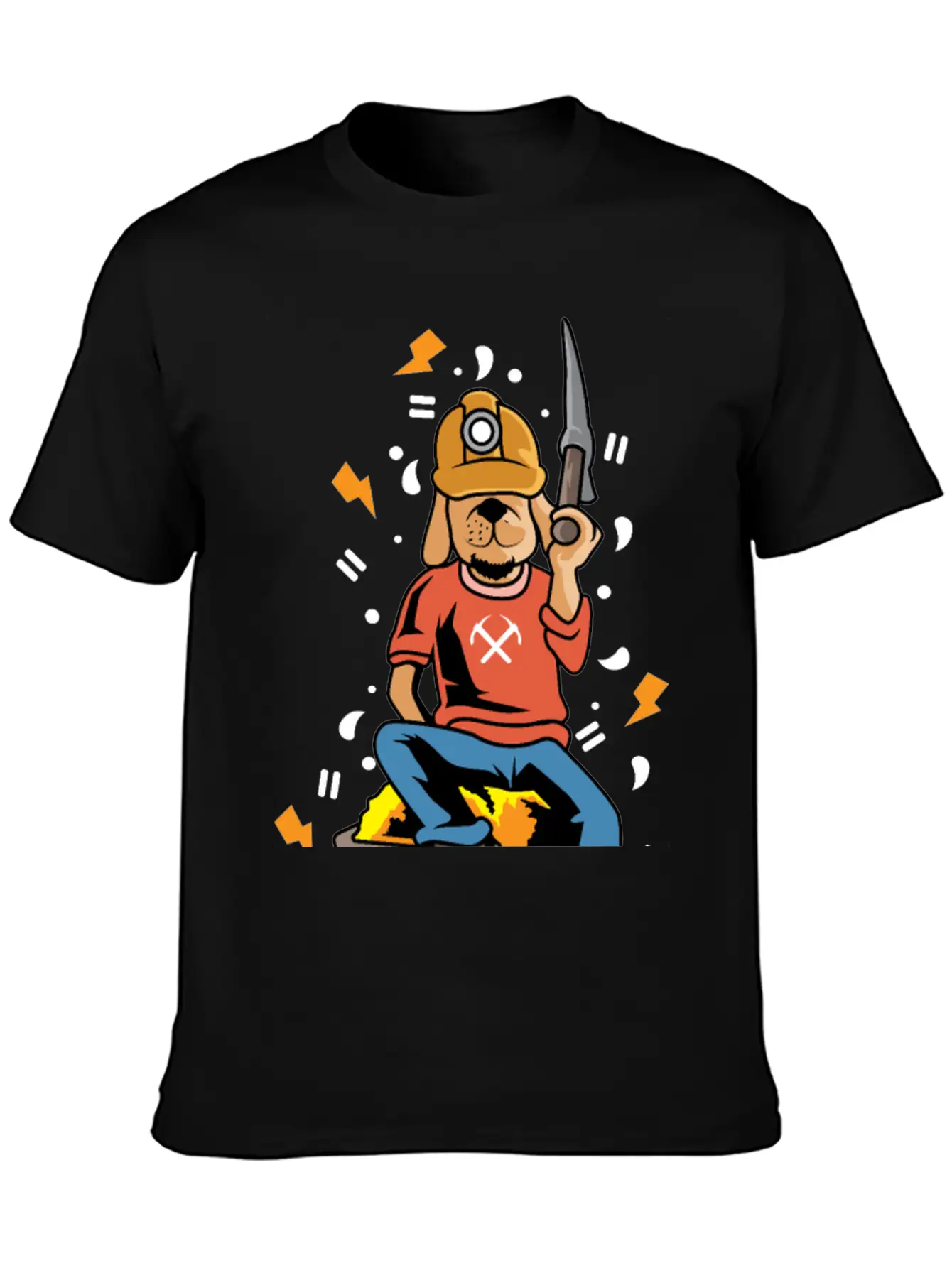 Wolf Gold Miner Mineworker Gift Timeless Short Sleeve Tee – Comfy And Minimalist Design