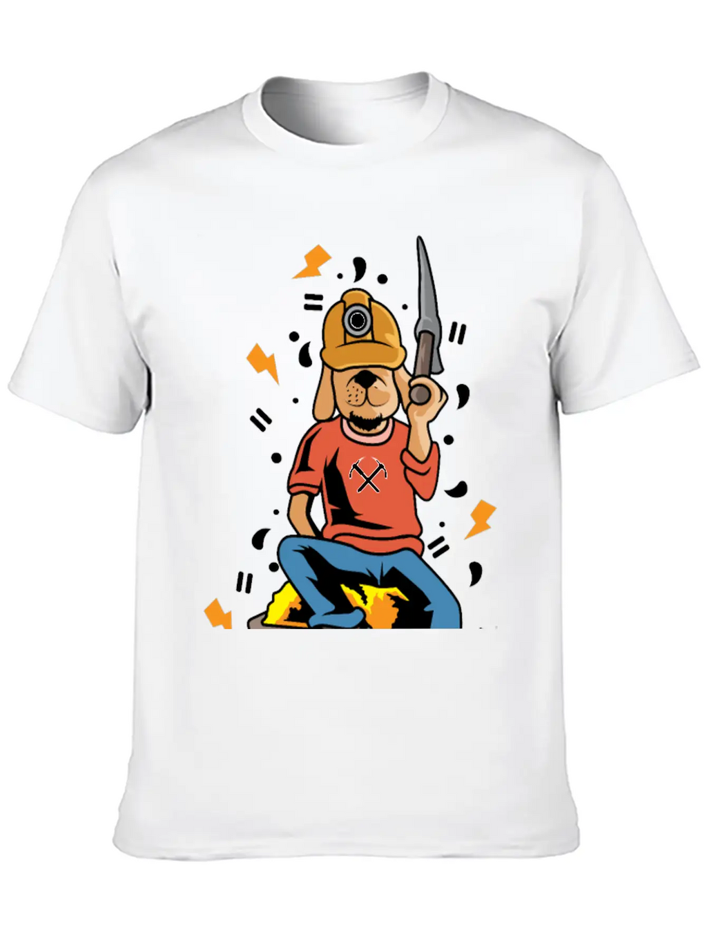 Wolf Gold Miner Mineworker Gift Timeless Short Sleeve Tee – Comfy And Minimalist Design