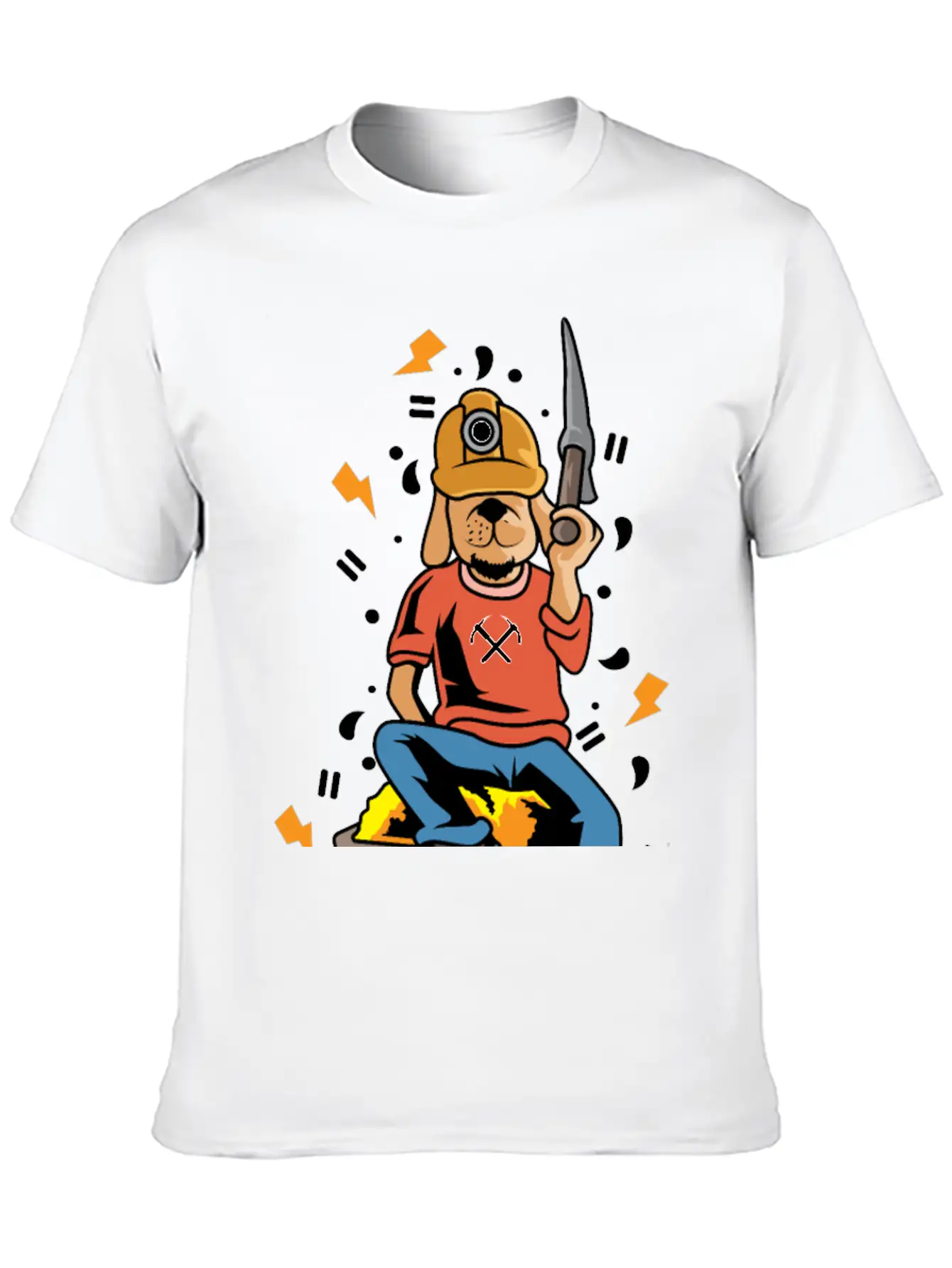 Wolf Gold Miner Mineworker Gift Timeless Short Sleeve Tee – Comfy And Minimalist Design