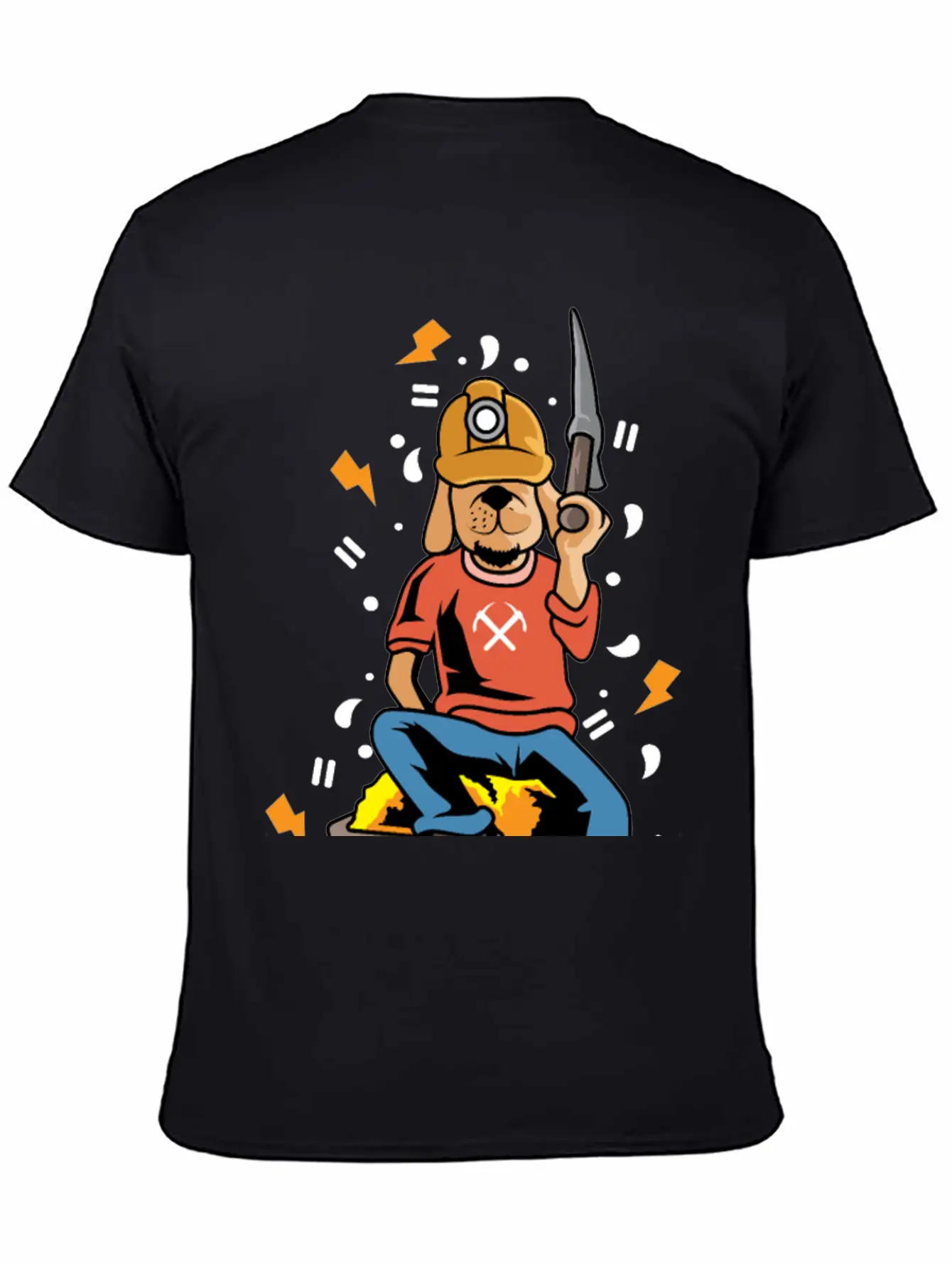 Wolf Gold Miner Mineworker Gift Timeless Short Sleeve Tee – Comfy And Minimalist Design
