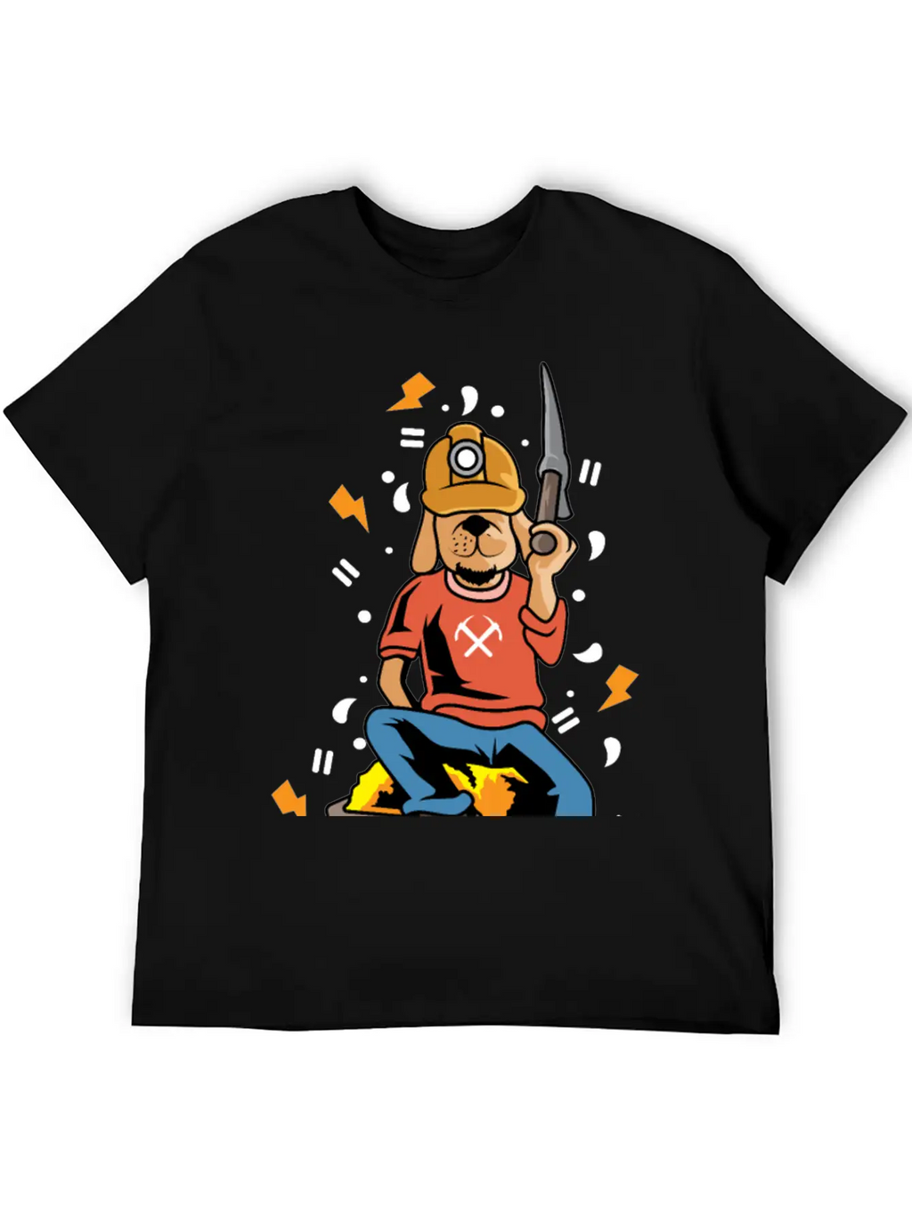 Wolf Gold Miner Mineworker Gift Timeless Short Sleeve Tee – Comfy And Minimalist Design