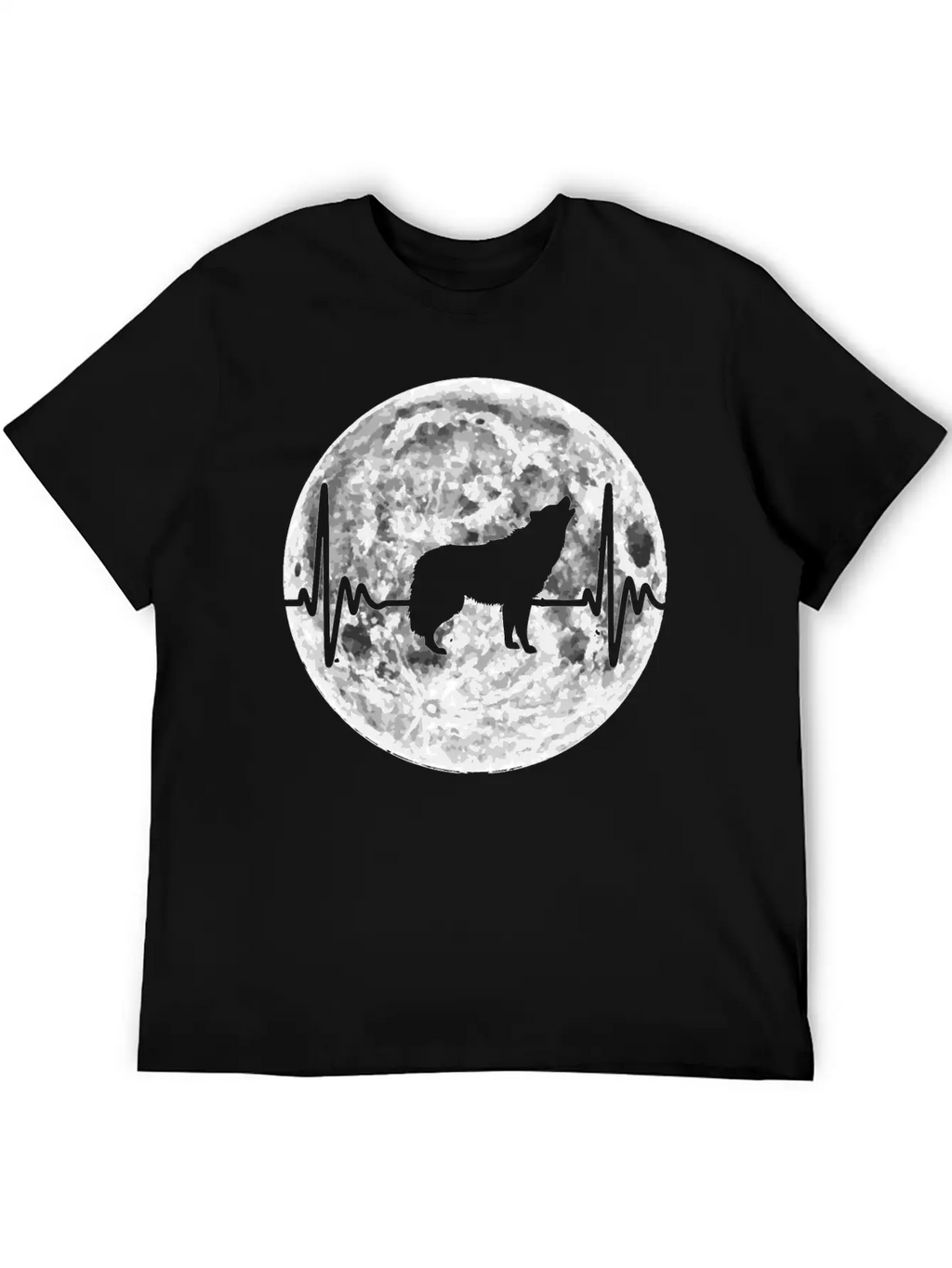 Wolf Heartbeat Wolf Pulse Gift Classic Cotton Tee – Unisex Comfort For Any Season