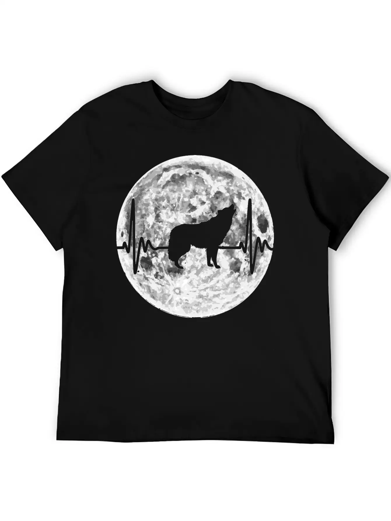 Wolf Heartbeat Wolf Pulse Gift Classic Cotton Tee – Unisex Comfort For Any Season