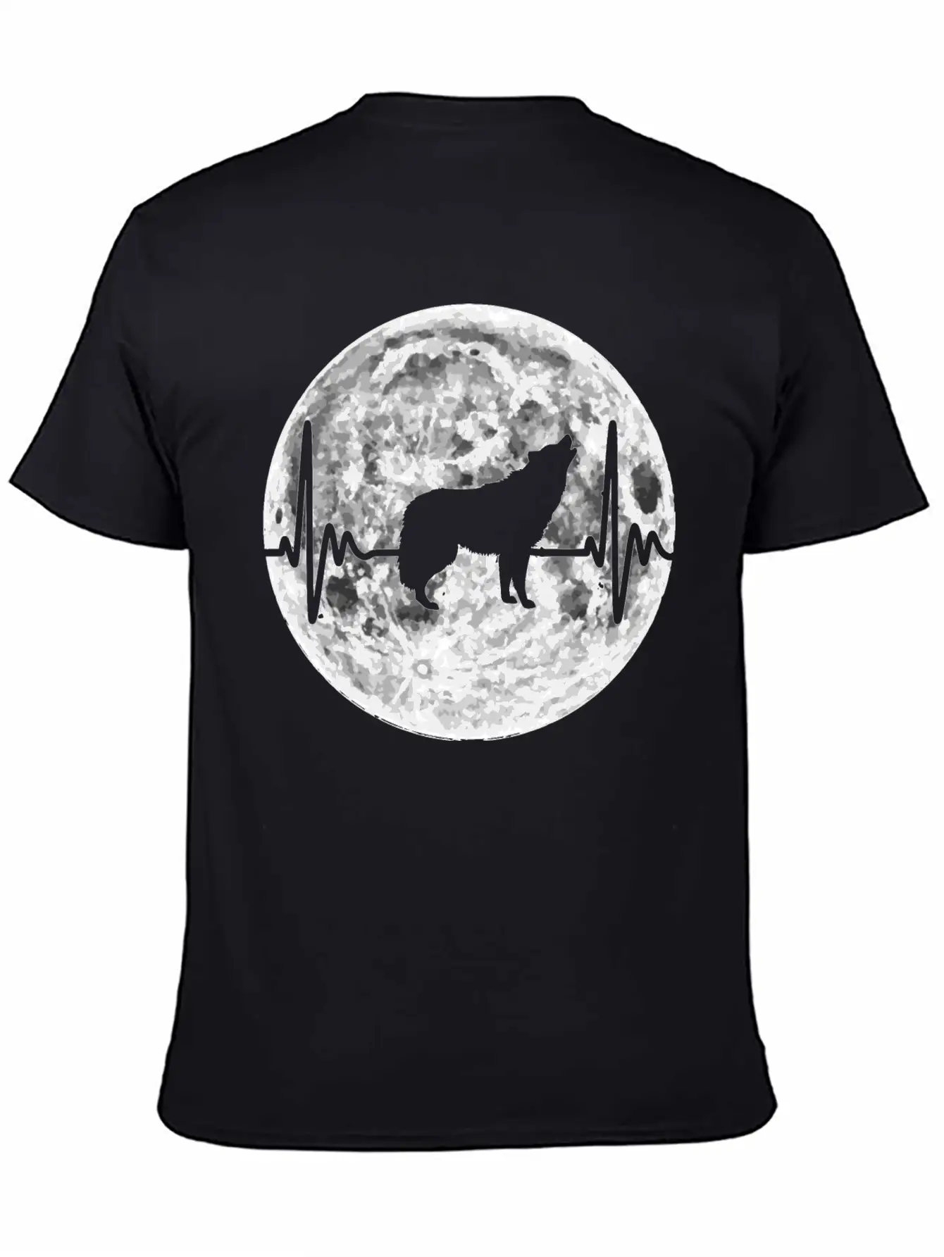 Wolf Heartbeat Wolf Pulse Gift Classic Cotton Tee – Unisex Comfort For Any Season