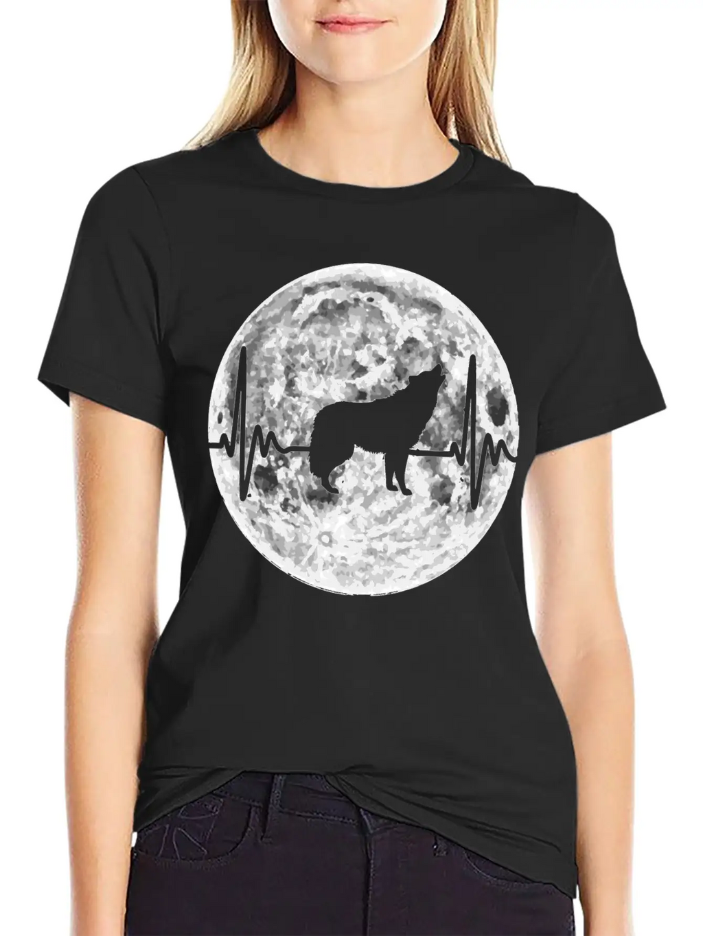 Wolf Heartbeat Wolf Pulse Gift Classic Cotton Tee – Unisex Comfort For Any Season
