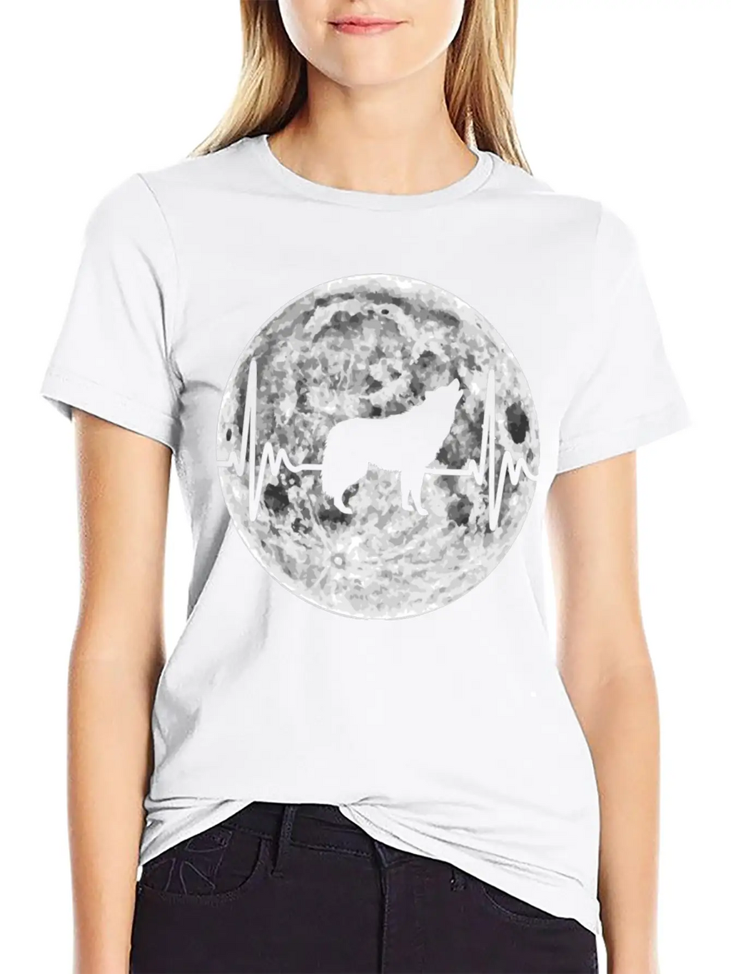 Wolf Heartbeat Wolf Pulse Gift Classic Cotton Tee – Unisex Comfort For Any Season