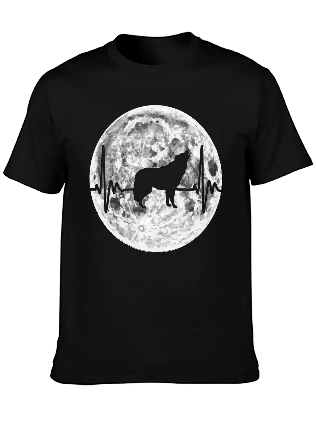 Wolf Heartbeat Wolf Pulse Gift Classic Cotton Tee – Unisex Comfort For Any Season