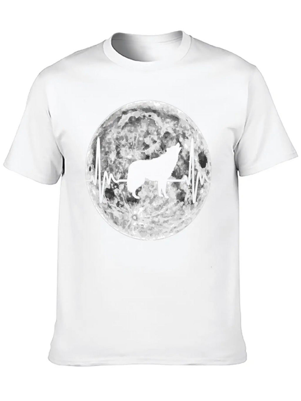 Wolf Heartbeat Wolf Pulse Gift Classic Cotton Tee – Unisex Comfort For Any Season