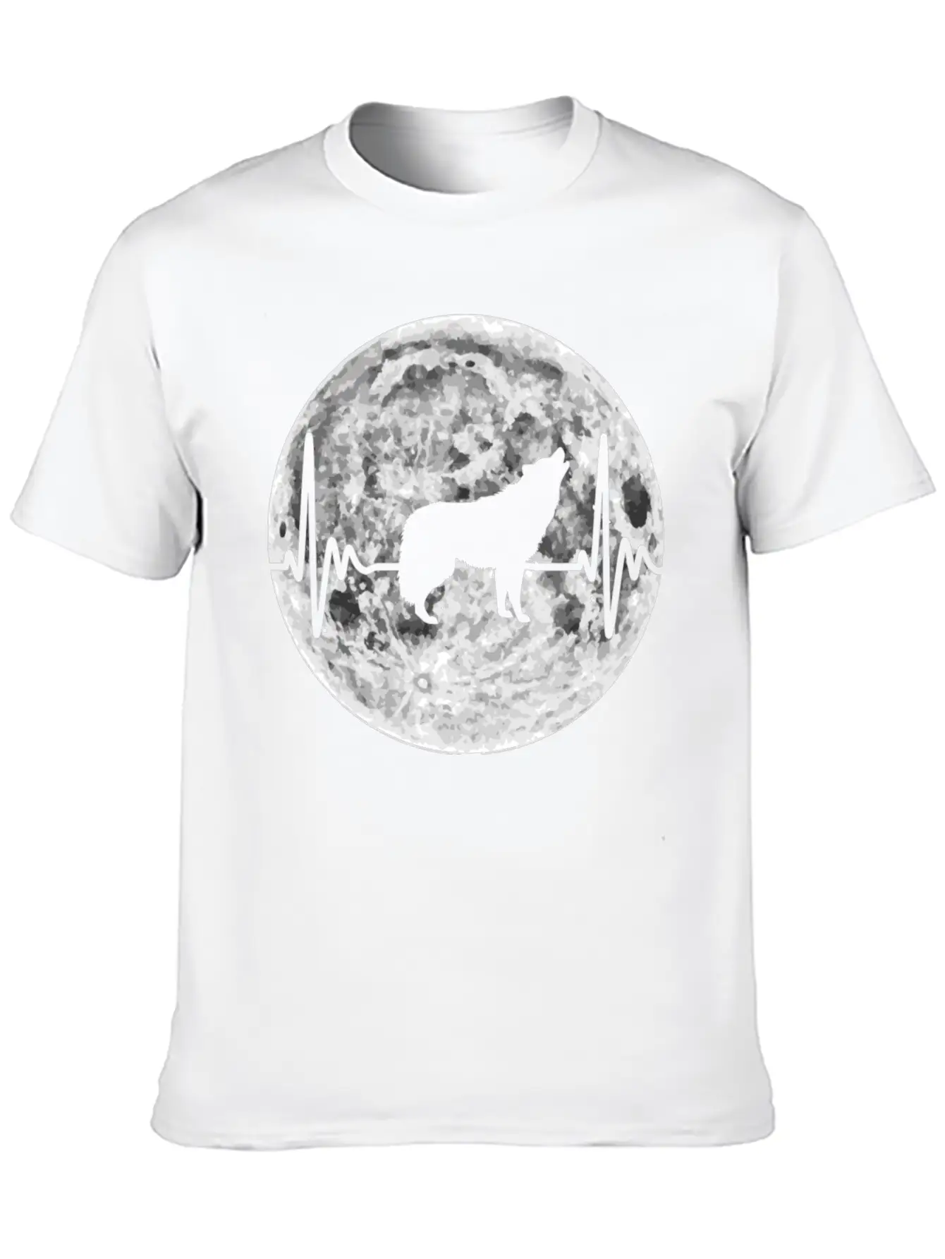 Wolf Heartbeat Wolf Pulse Gift Classic Cotton Tee – Unisex Comfort For Any Season