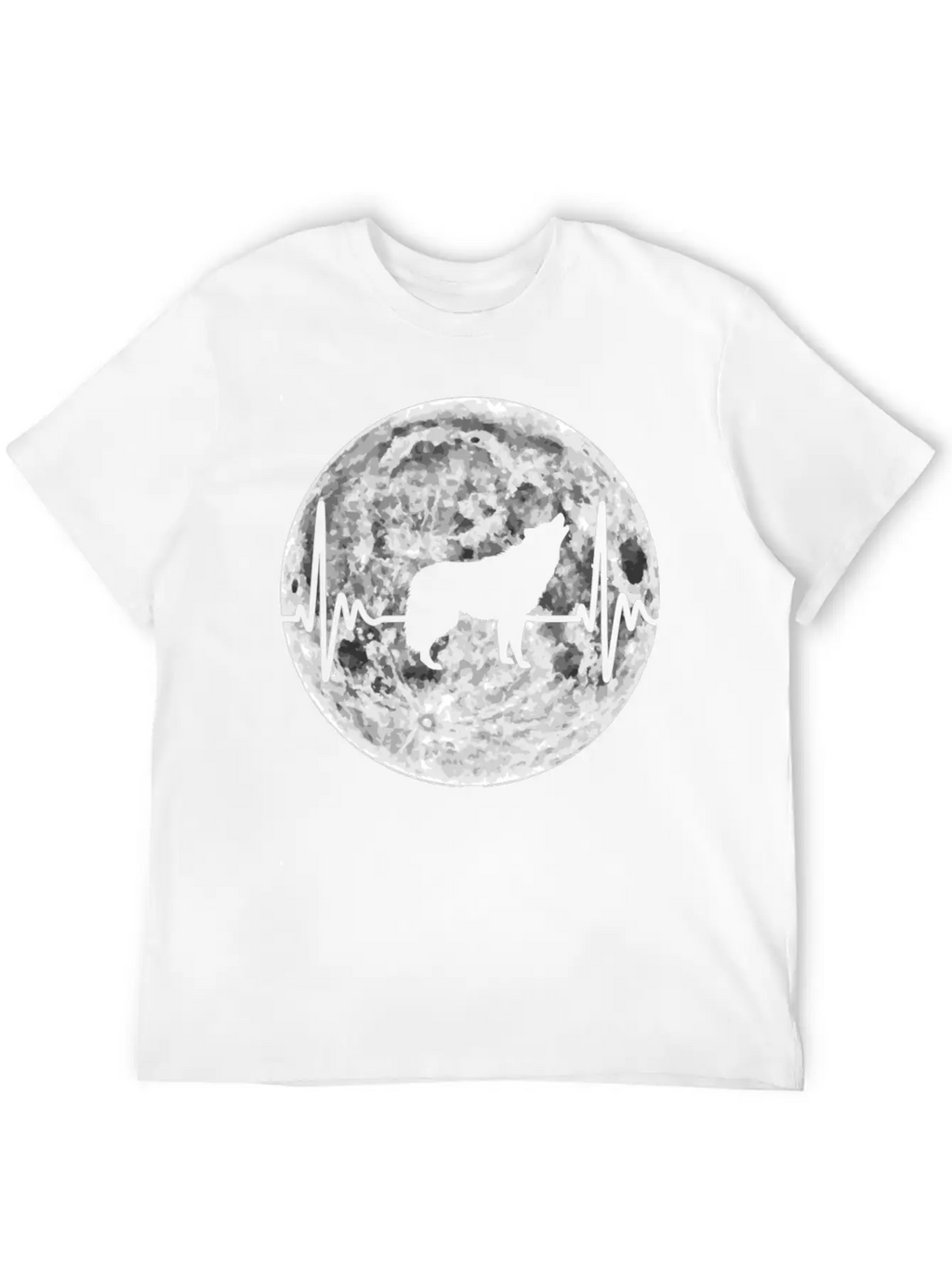 Wolf Heartbeat Wolf Pulse Gift Classic Cotton Tee – Unisex Comfort For Any Season