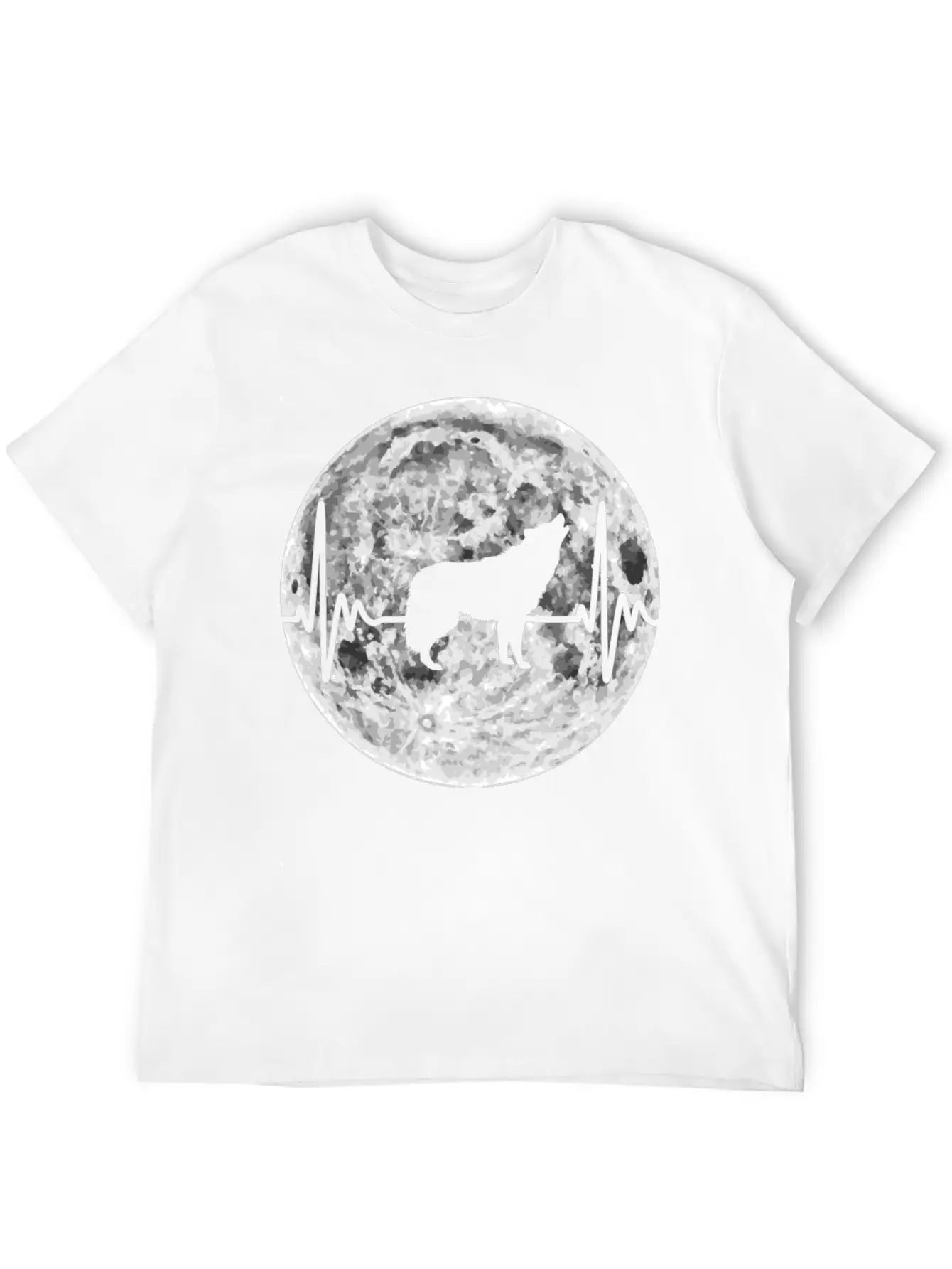 Wolf Heartbeat Wolf Pulse Gift Classic Cotton Tee – Unisex Comfort For Any Season