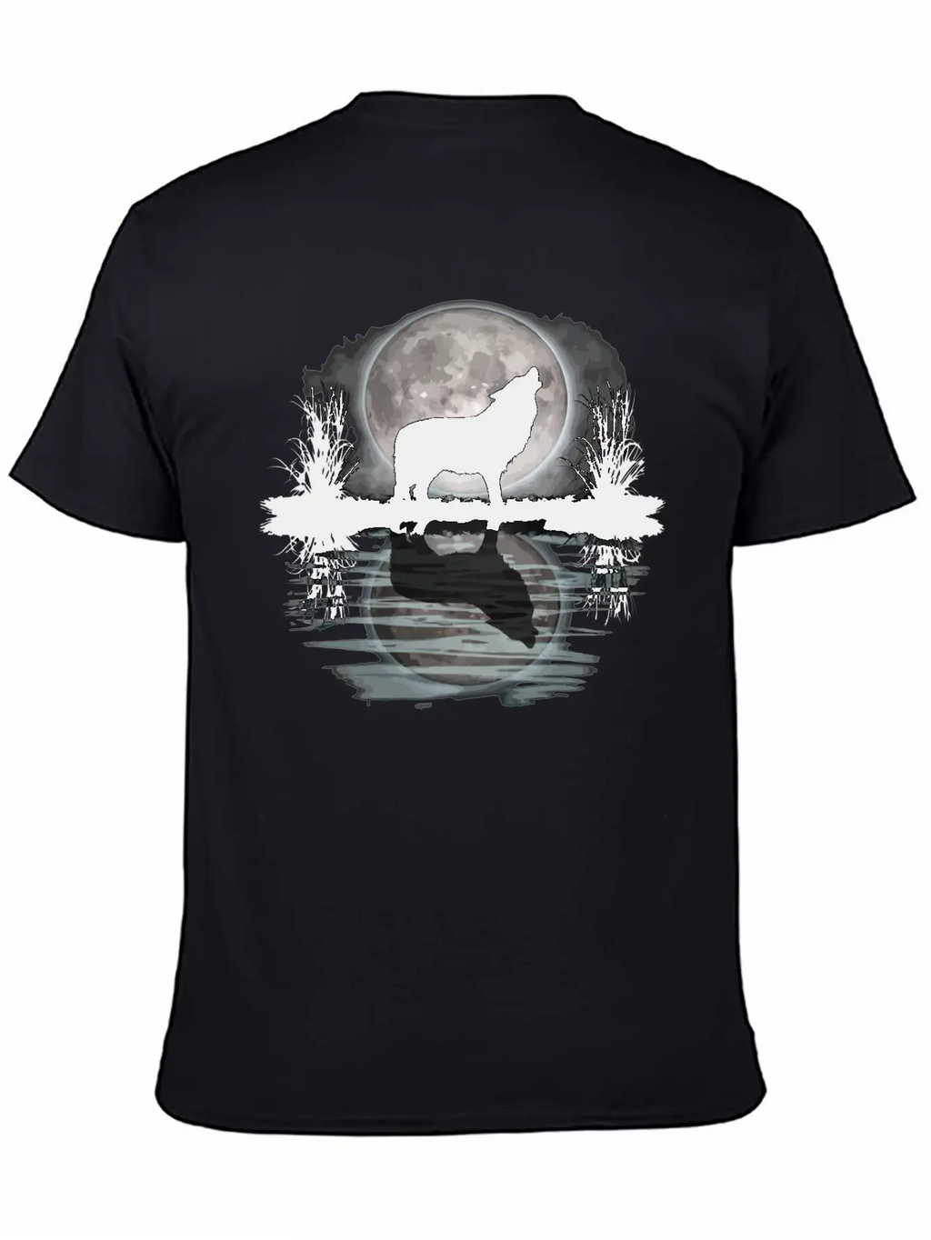 Wolf Howling At Moon Apparel Wilderness Spirit Ani Relaxed Everyday Tee – Lightweight And Durable Cotton