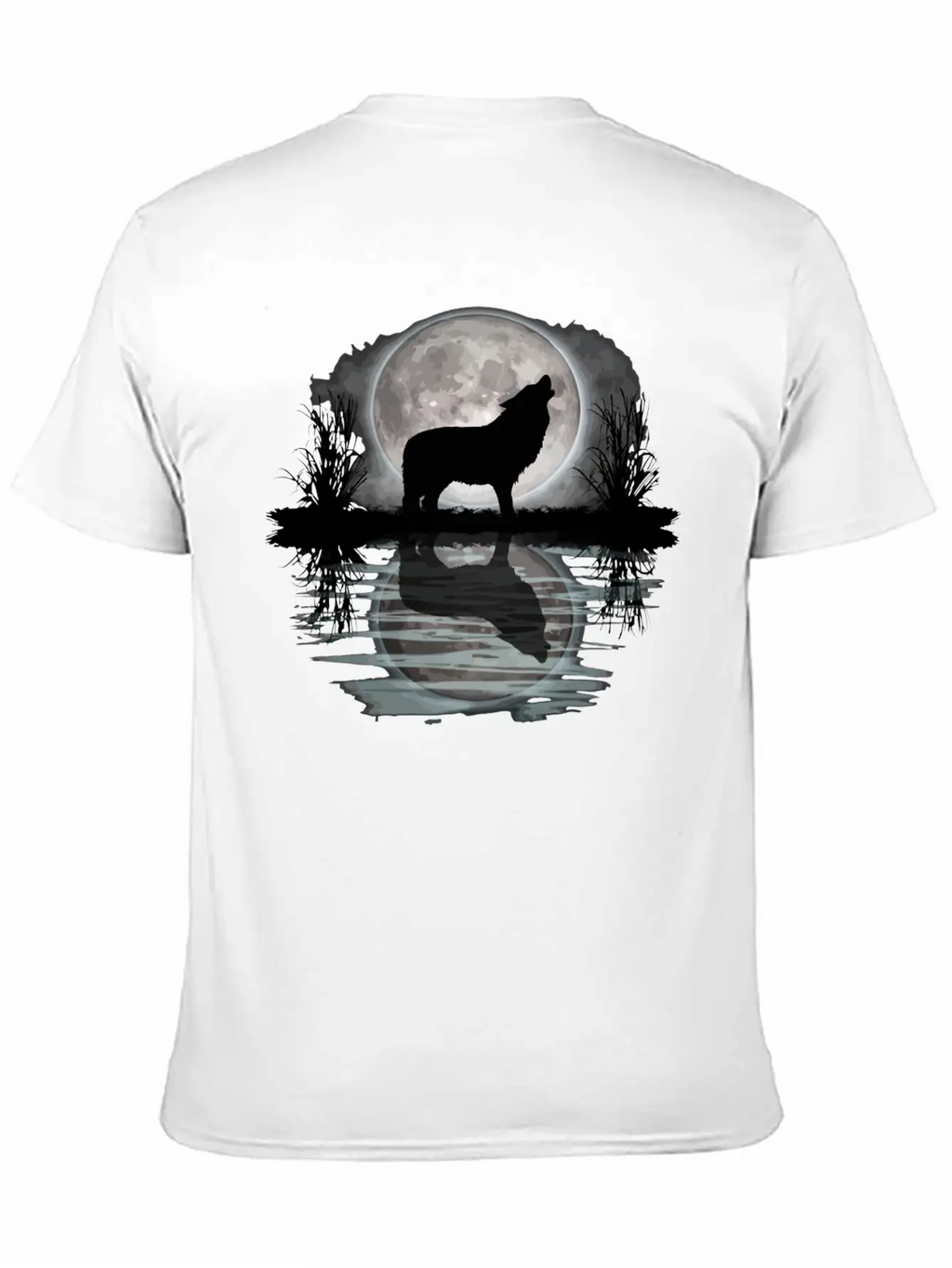 Wolf Howling At Moon Apparel Wilderness Spirit Ani Relaxed Everyday Tee – Lightweight And Durable Cotton