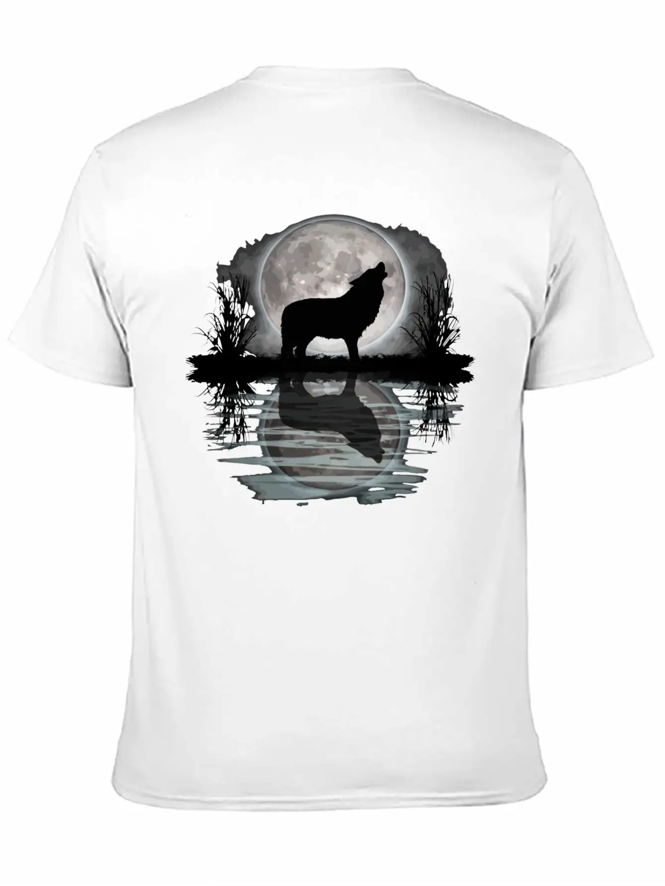 Wolf Howling At Moon Apparel Wilderness Spirit Ani Relaxed Everyday Tee – Lightweight And Durable Cotton