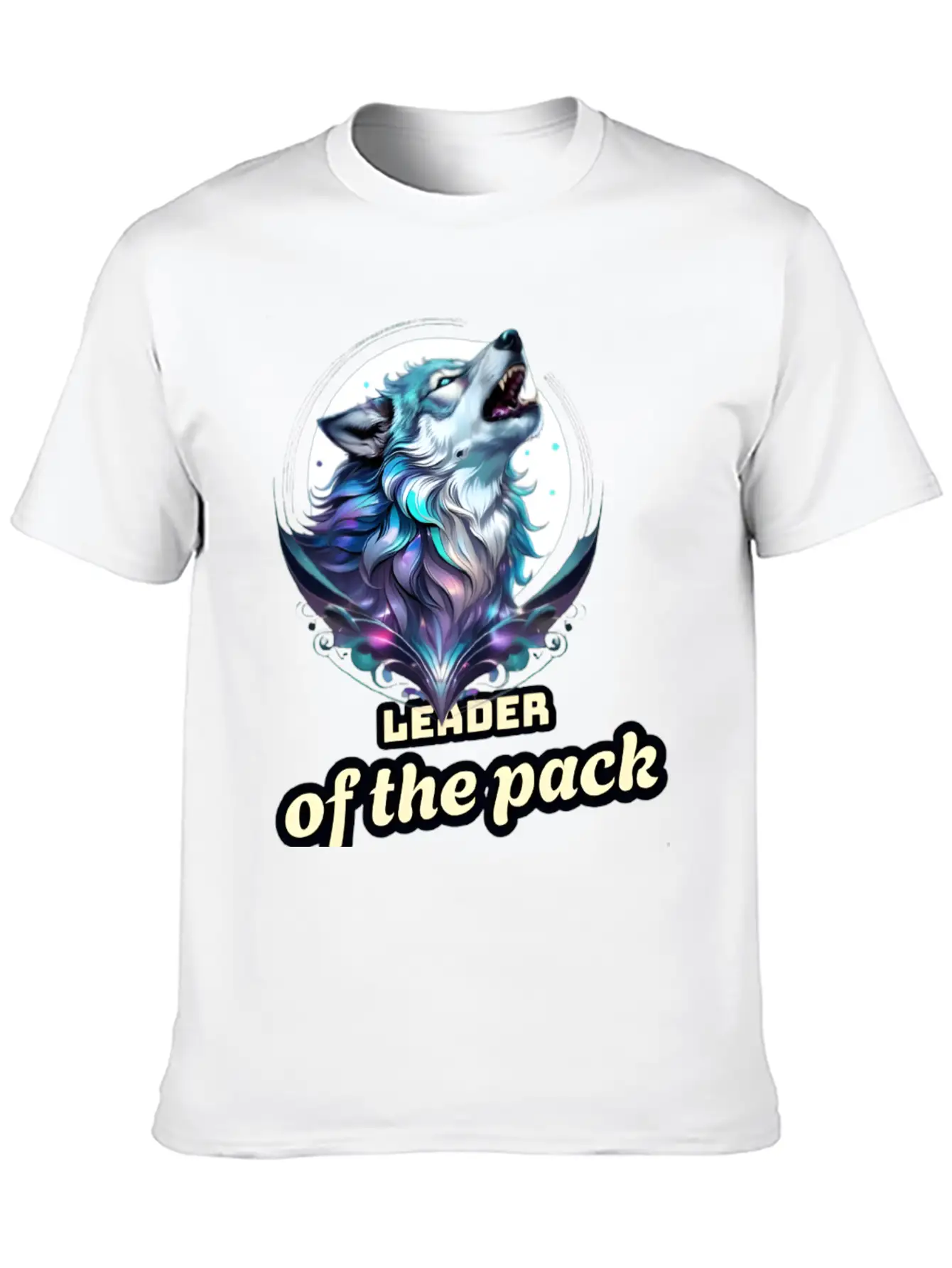 Wolf Leader Of The Pack – Alpha Wildlife Art Breathable Graphic T-Shirt – Perfect For Casual Days