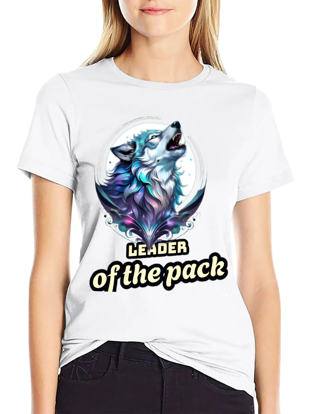 Wolf Leader Of The Pack – Alpha Wildlife Art Breathable Graphic T-Shirt – Perfect For Casual Days