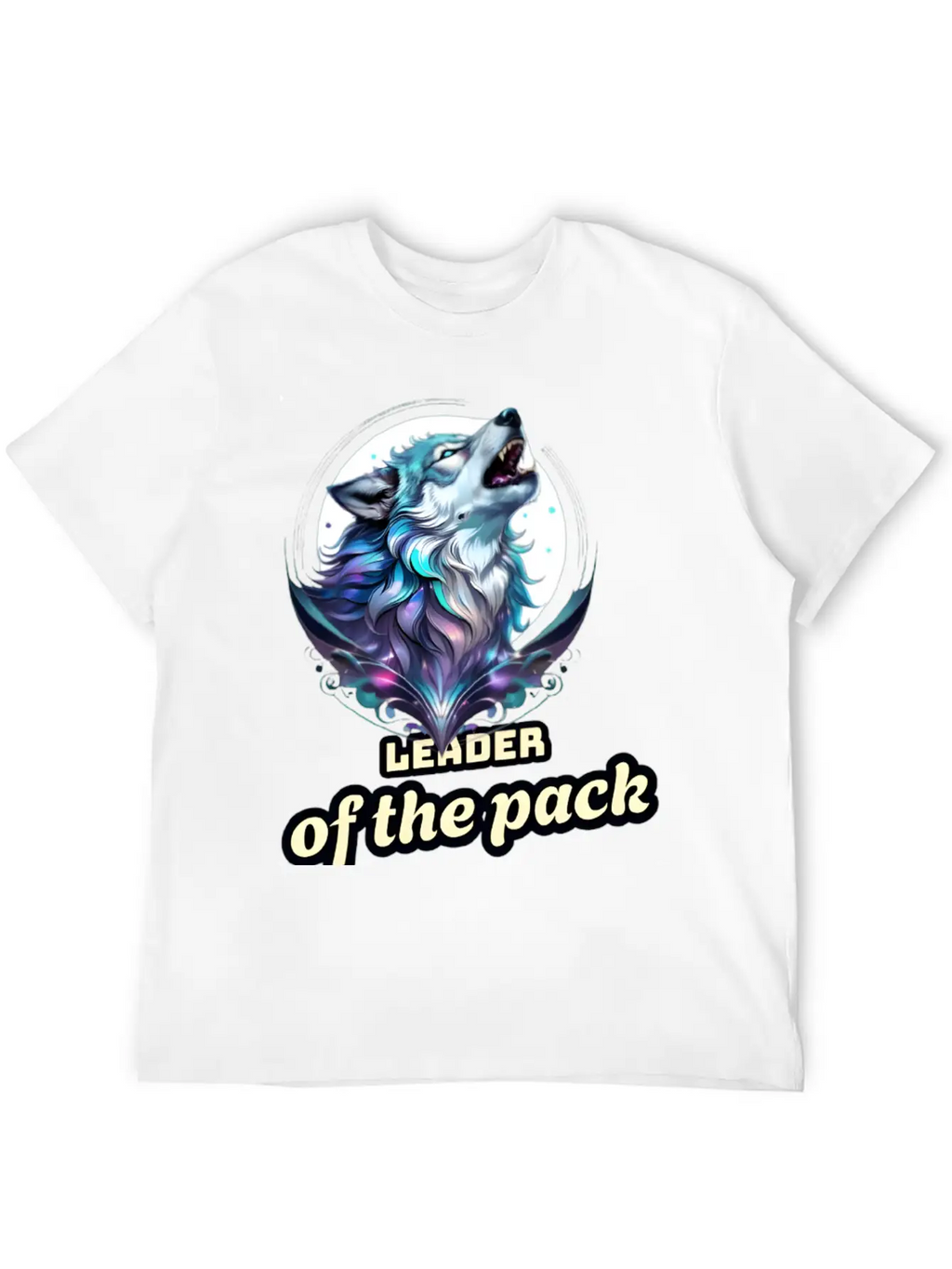 Wolf Leader Of The Pack – Alpha Wildlife Art Breathable Graphic T-Shirt – Perfect For Casual Days