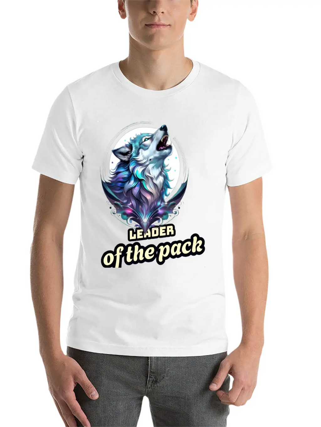 Wolf Leader Of The Pack – Alpha Wildlife Art Breathable Graphic T-Shirt – Perfect For Casual Days