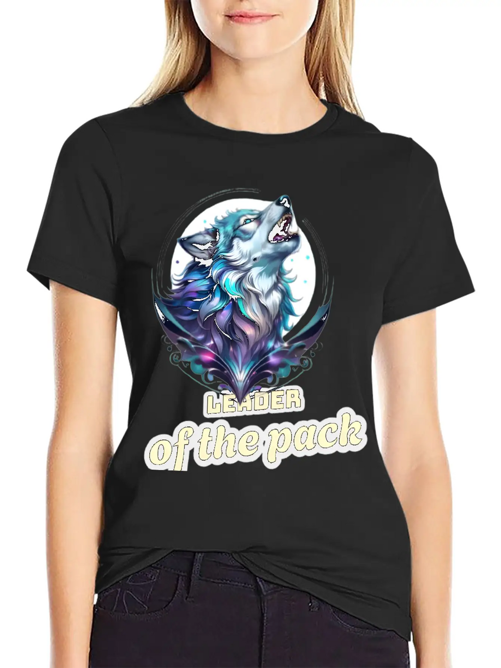 Wolf Leader Of The Pack – Alpha Wildlife Art Breathable Graphic T-Shirt – Perfect For Casual Days
