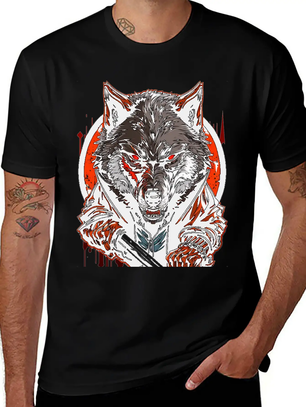 Wolf Master Angry Classic Cotton Tee – Unisex Comfort For Any Season