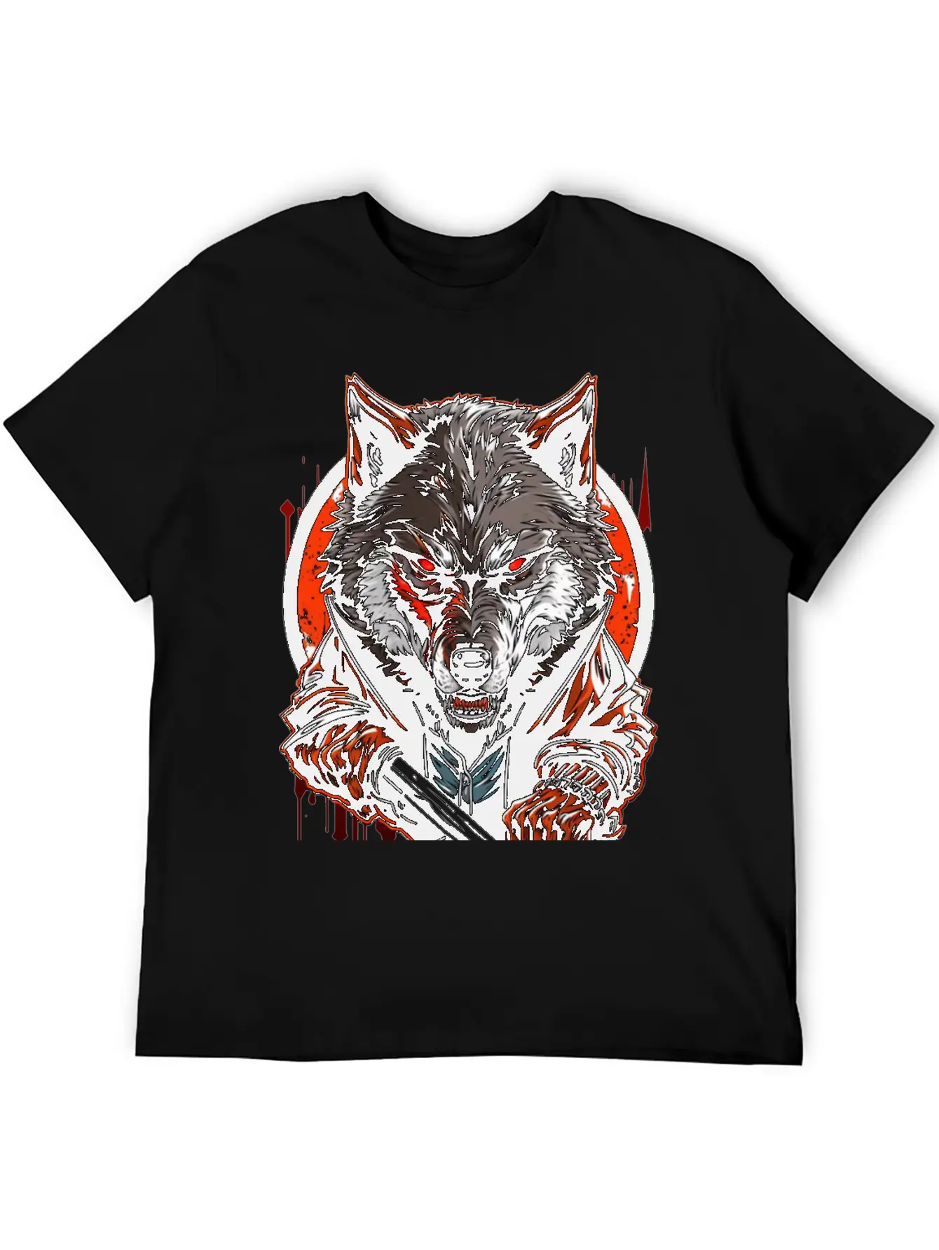 Wolf Master Angry Classic Cotton Tee – Unisex Comfort For Any Season
