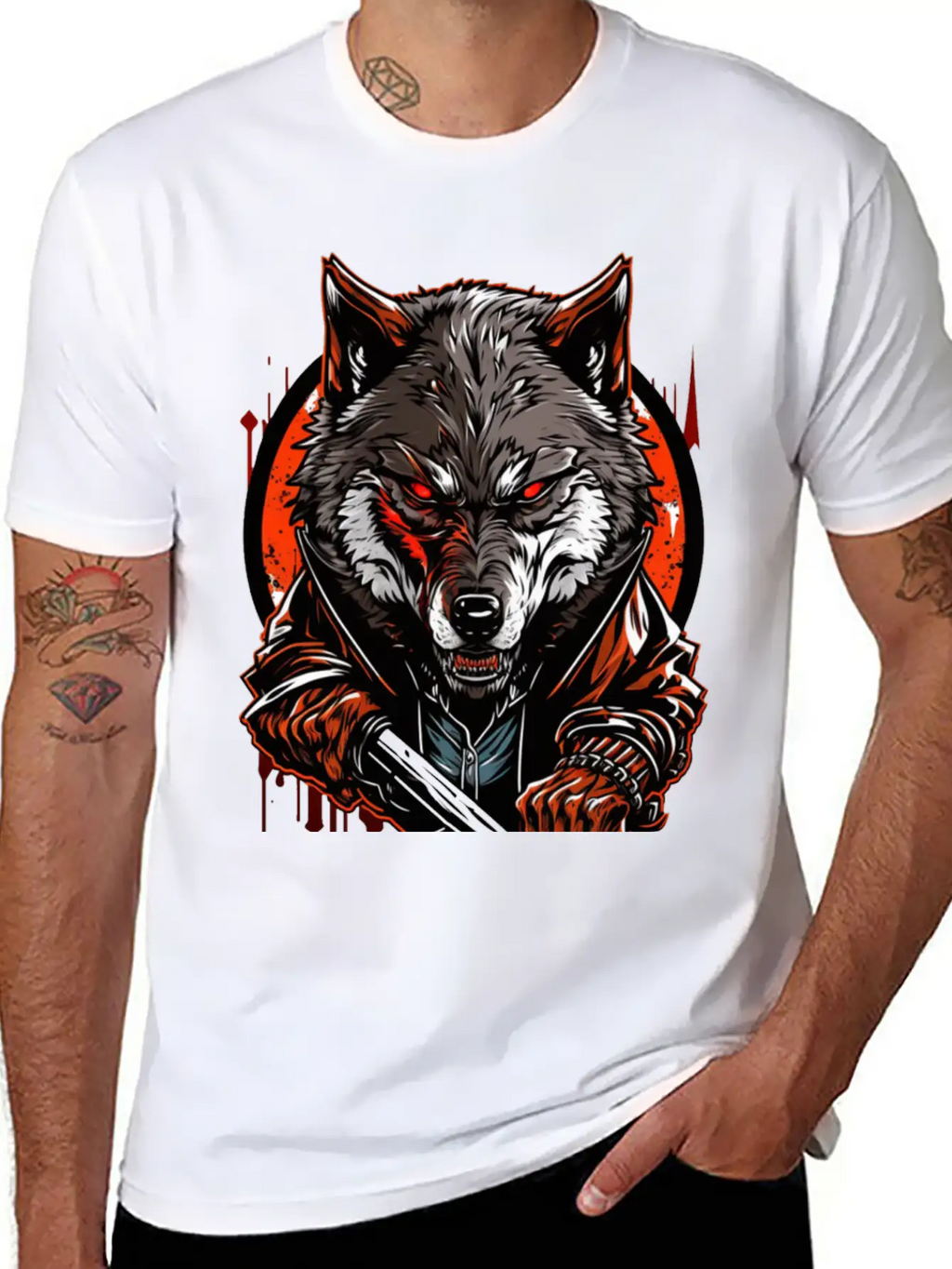 Wolf Master Angry Classic Cotton Tee – Unisex Comfort For Any Season