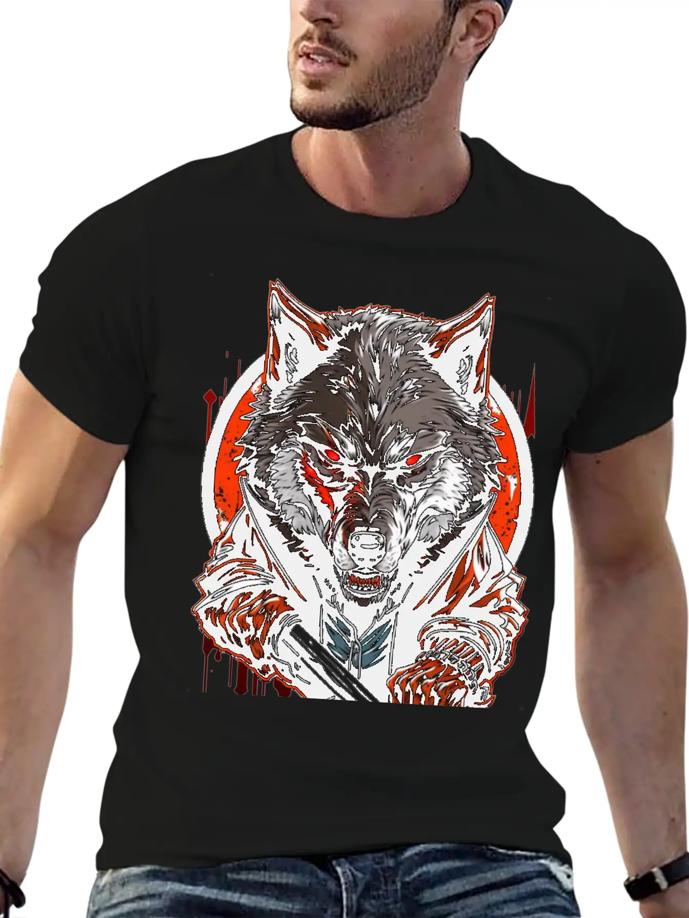 Wolf Master Angry Classic Cotton Tee – Unisex Comfort For Any Season
