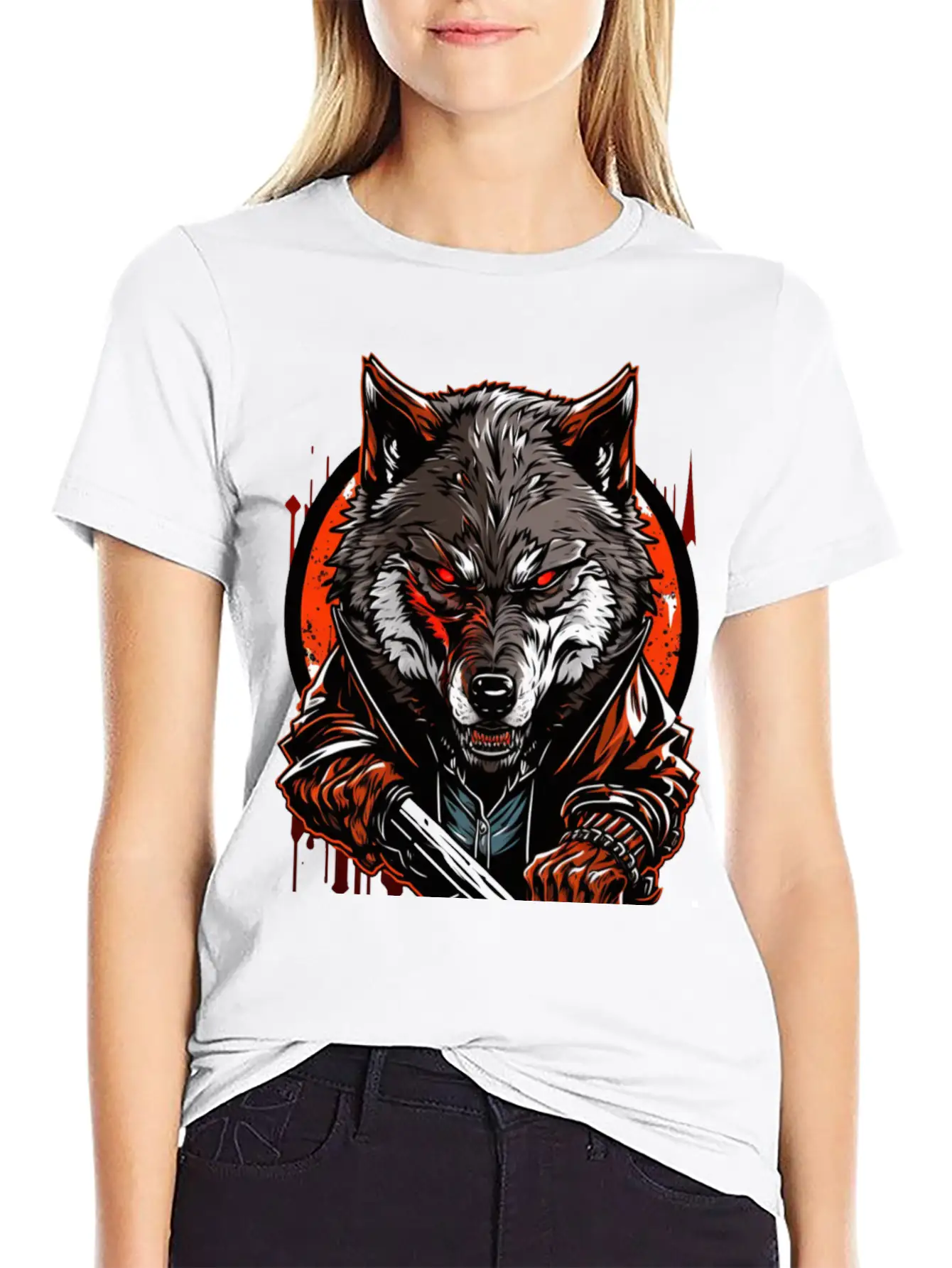 Wolf Master Angry Classic Cotton Tee – Unisex Comfort For Any Season