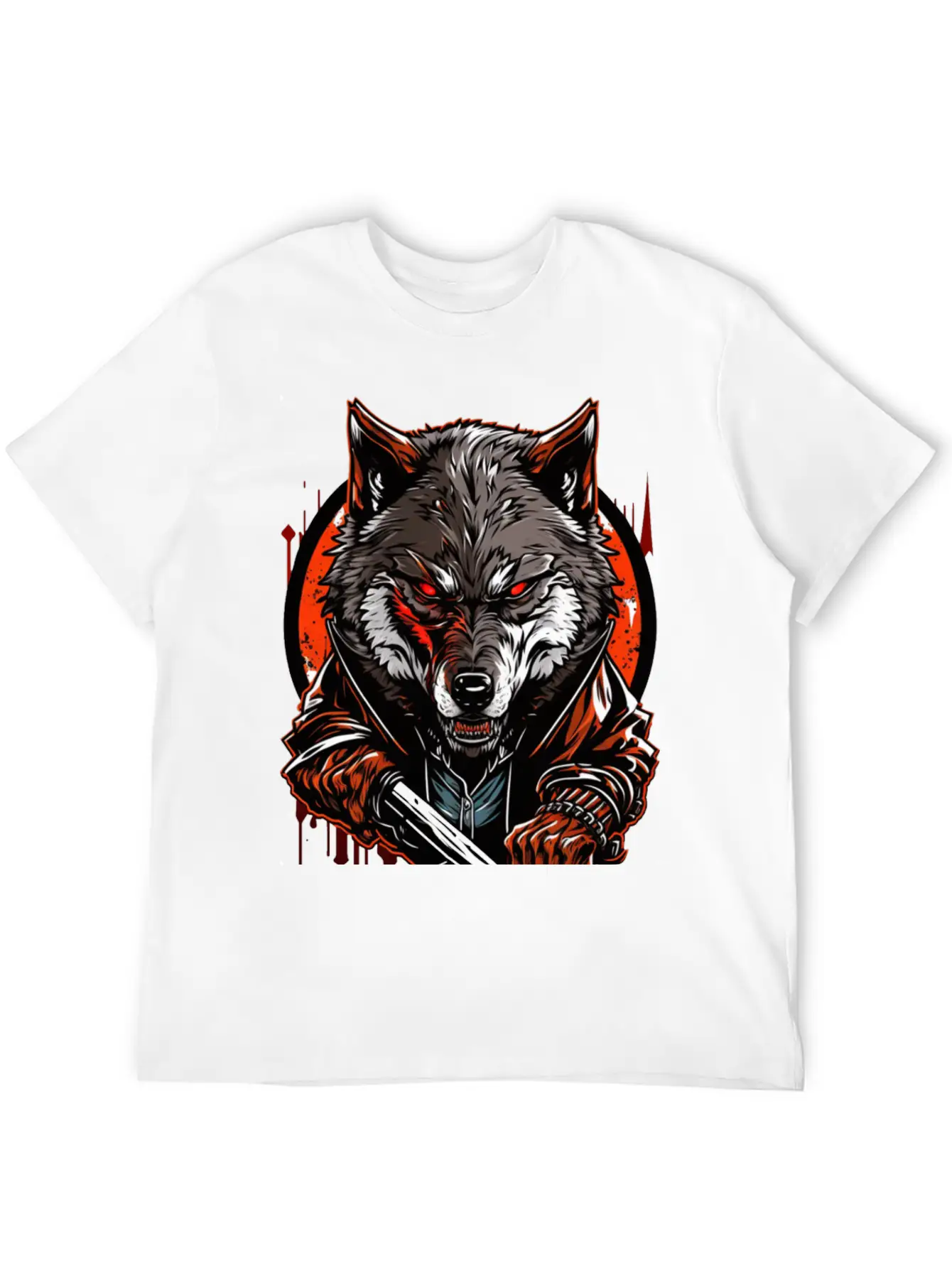 Wolf Master Angry Classic Cotton Tee – Unisex Comfort For Any Season