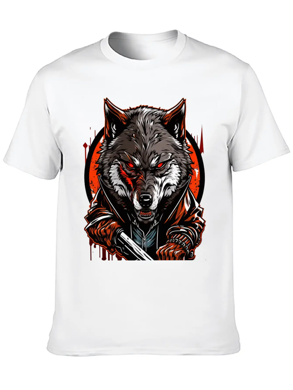 Wolf Master Angry Classic Cotton Tee – Unisex Comfort For Any Season