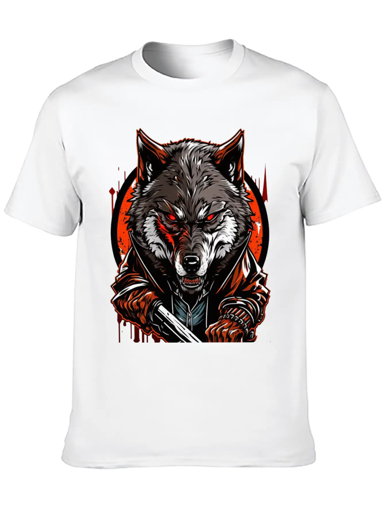 Wolf Master Angry Classic Cotton Tee – Unisex Comfort For Any Season