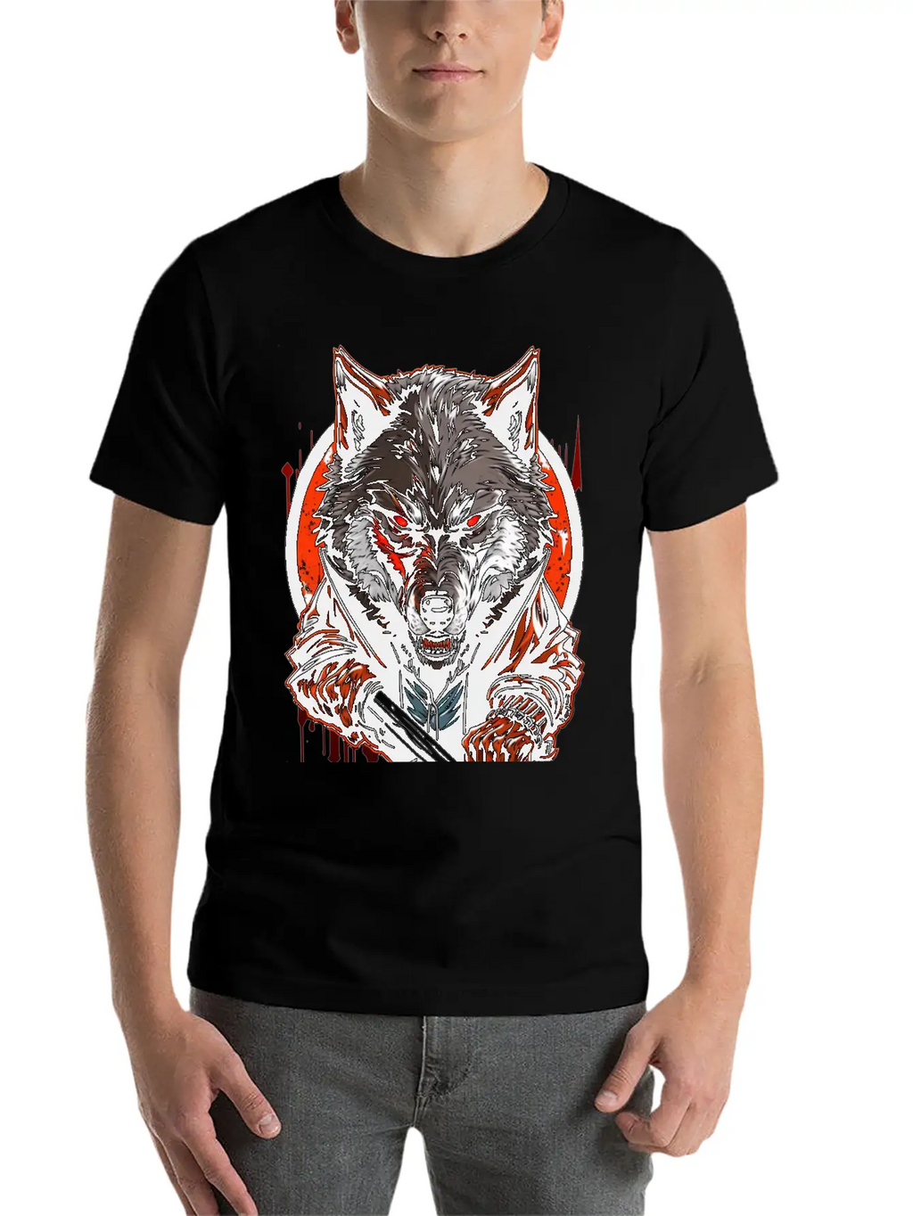 Wolf Master Angry Classic Cotton Tee – Unisex Comfort For Any Season