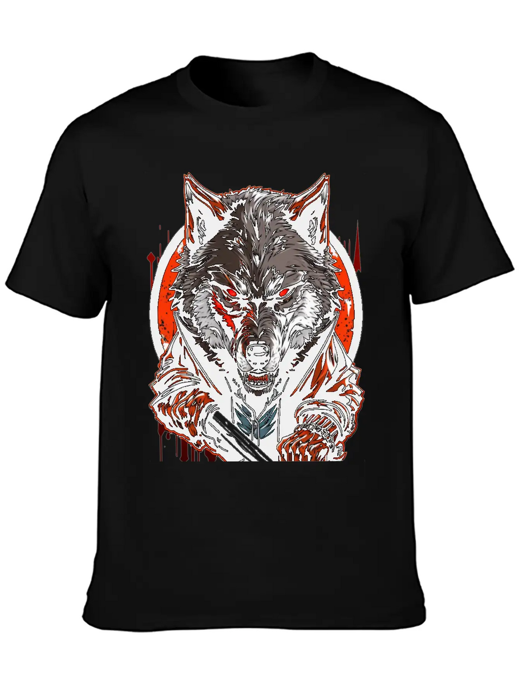 Wolf Master Angry Classic Cotton Tee – Unisex Comfort For Any Season