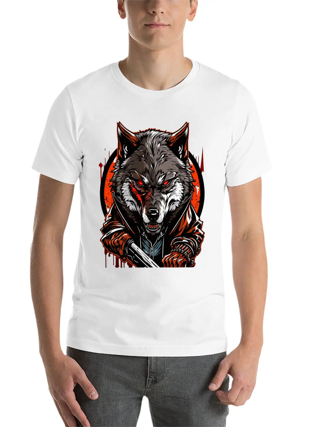 Wolf Master Angry Classic Cotton Tee – Unisex Comfort For Any Season