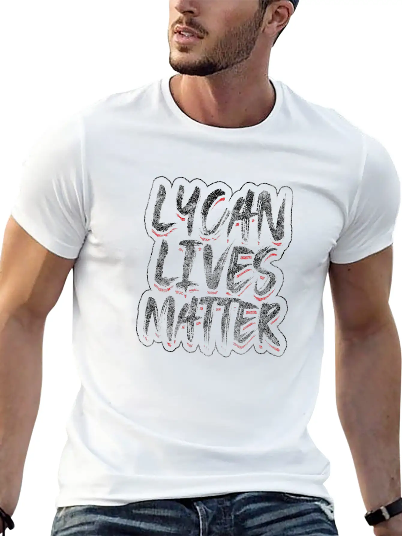 Wolf Moon Game Modern Fit Casual T-Shirt – Clean And Versatile Design