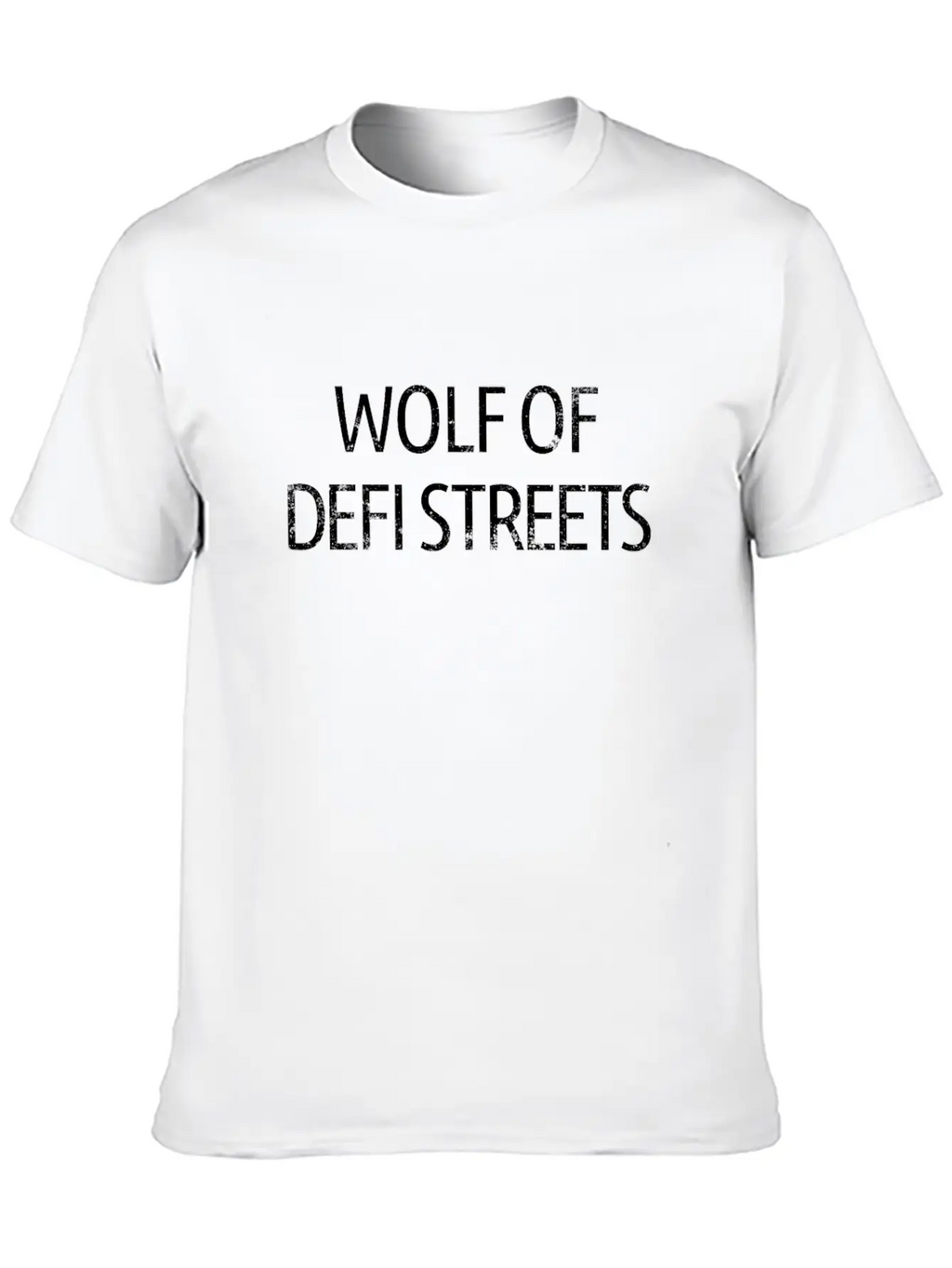 Wolf Of DeFi Streets Decentralized Financedefi Essential Cotton Tee For Daily Outfits – Unisex Style