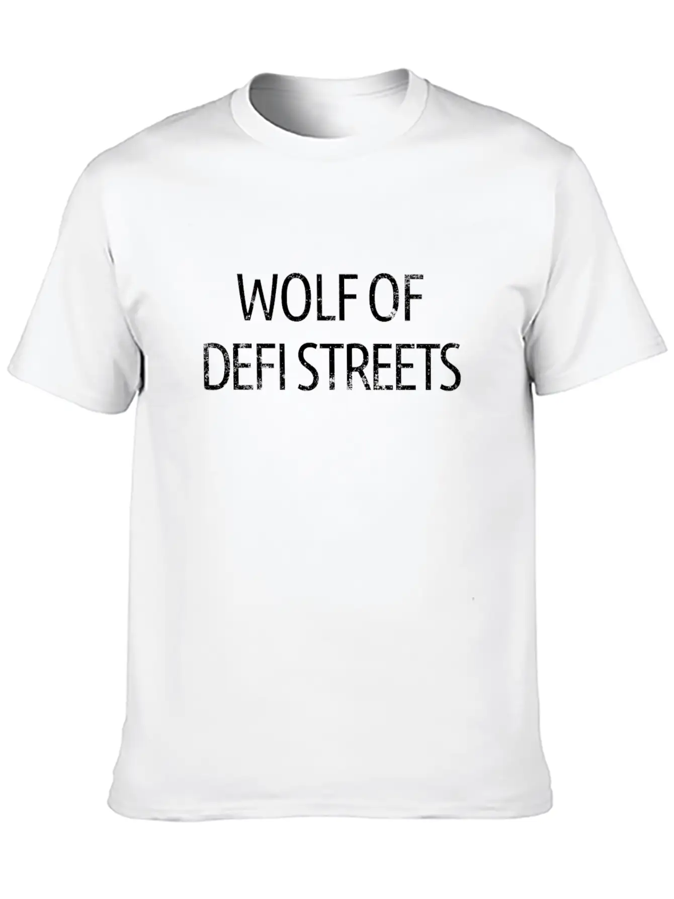 Wolf Of DeFi Streets Decentralized Financedefi Essential Cotton Tee For Daily Outfits – Unisex Style