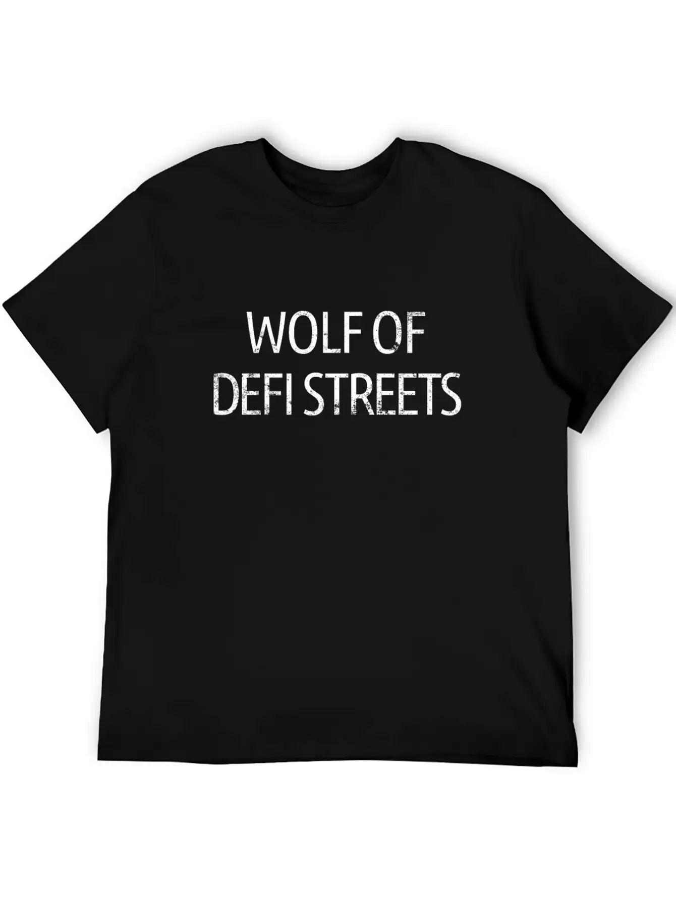 Wolf Of DeFi Streets Decentralized Financedefi Essential Cotton Tee For Daily Outfits – Unisex Style