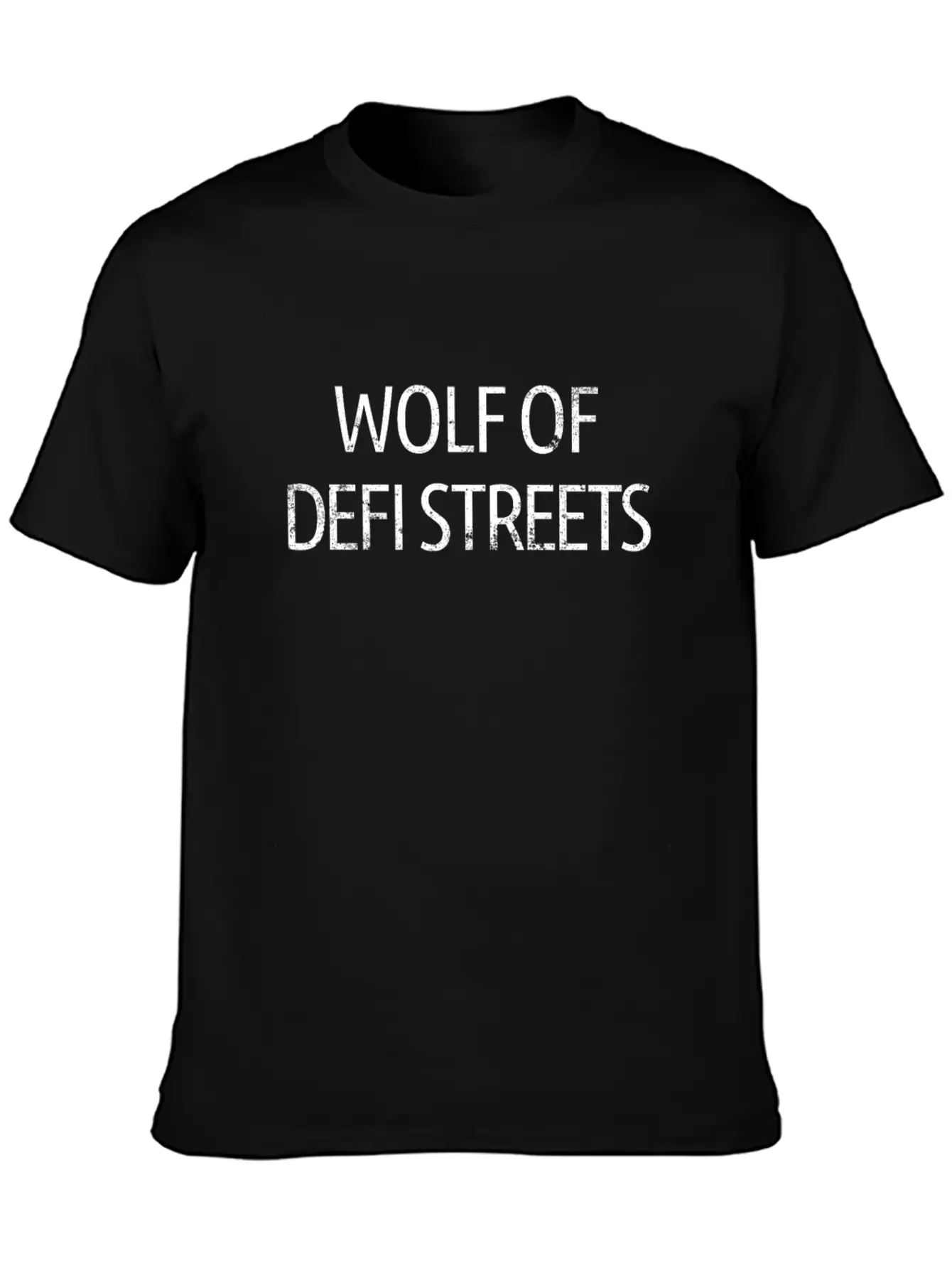 Wolf Of DeFi Streets Decentralized Financedefi Essential Cotton Tee For Daily Outfits – Unisex Style