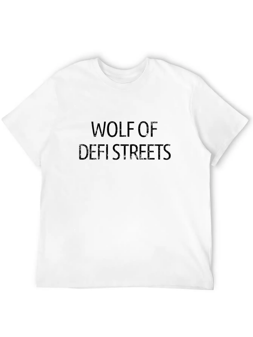 Wolf Of DeFi Streets Decentralized Financedefi Essential Cotton Tee For Daily Outfits – Unisex Style