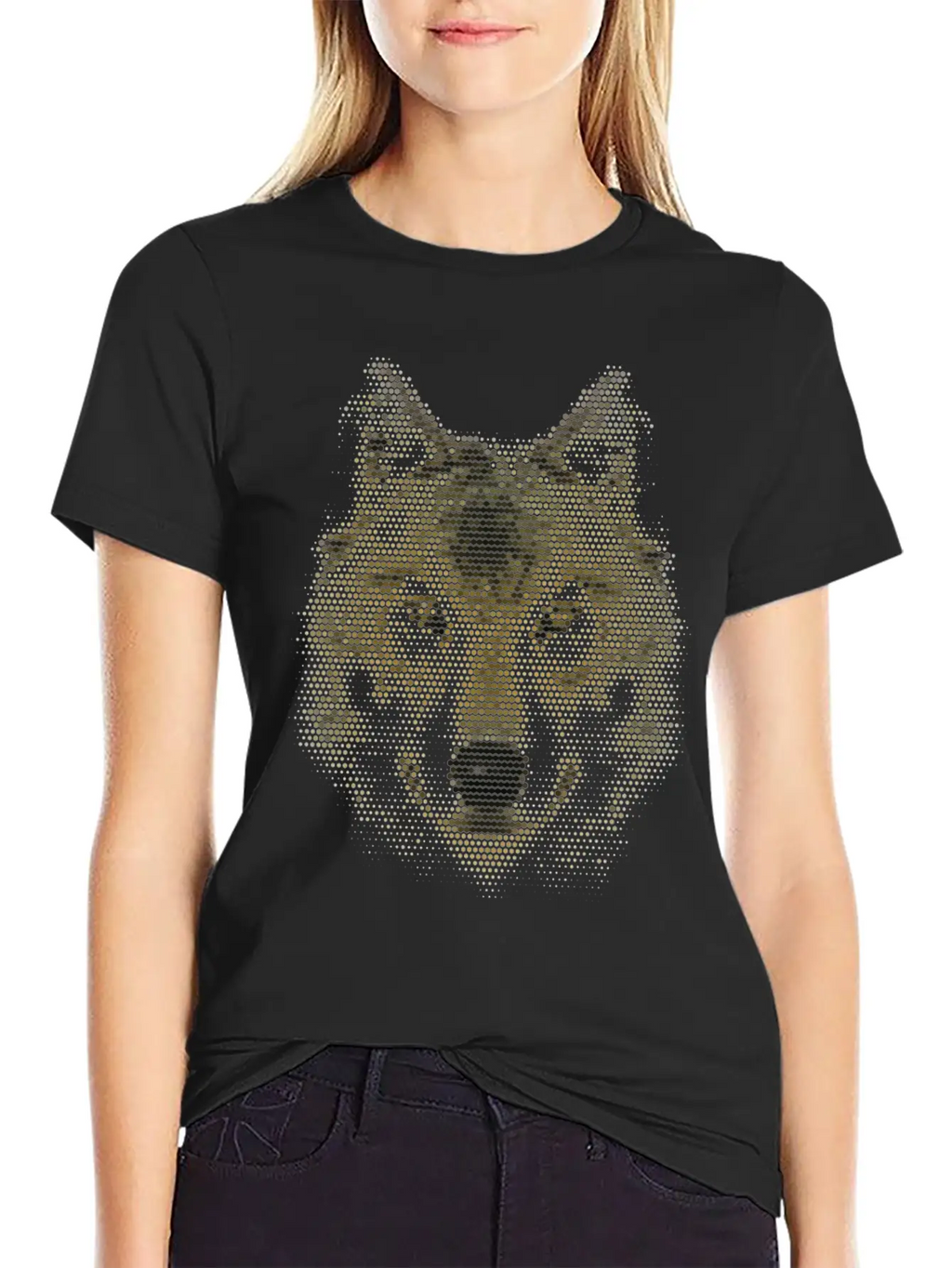 Wolf, Polygonal, Wolves, Wildlife, Dogs Modern Fit Casual T-Shirt – Clean And Versatile Design