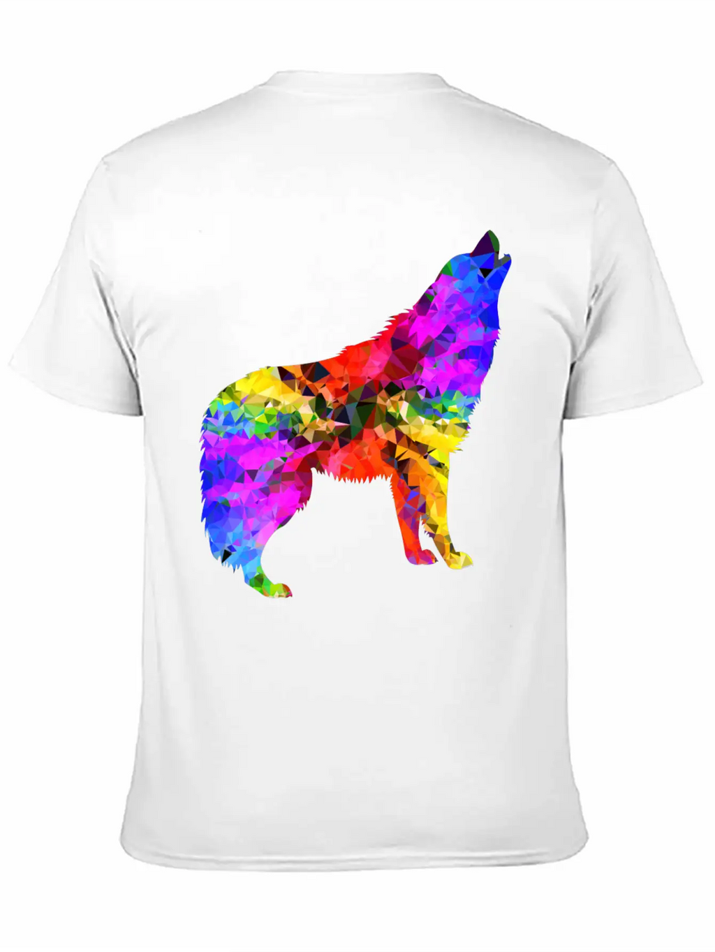 Wolf Psychedelic Classic Cotton Tee – Unisex Comfort For Any Season